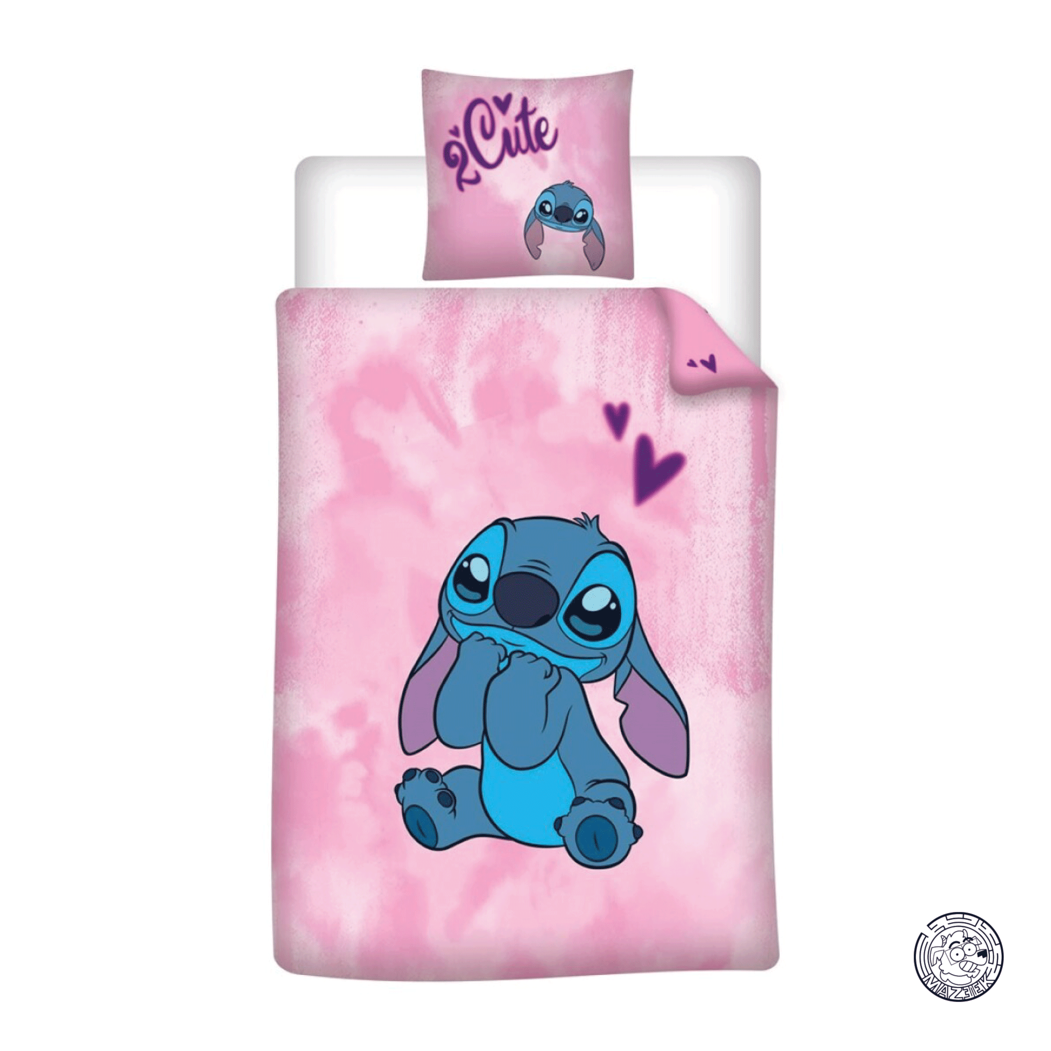 Copripiumino - LILO & STITCH - Stitch "2 Cute" - Duvet Cover 140x200cm + 65x65cm