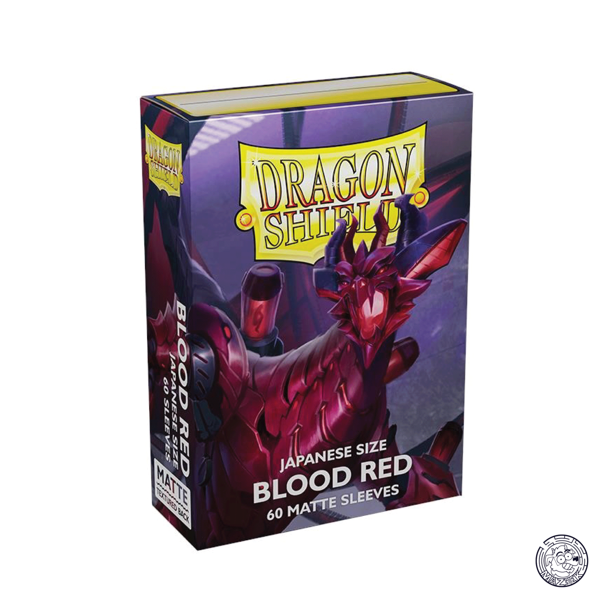 Dragon Shield - 60 Sleeves Matte: Japanese Size 62x89 mm (Blood Red)