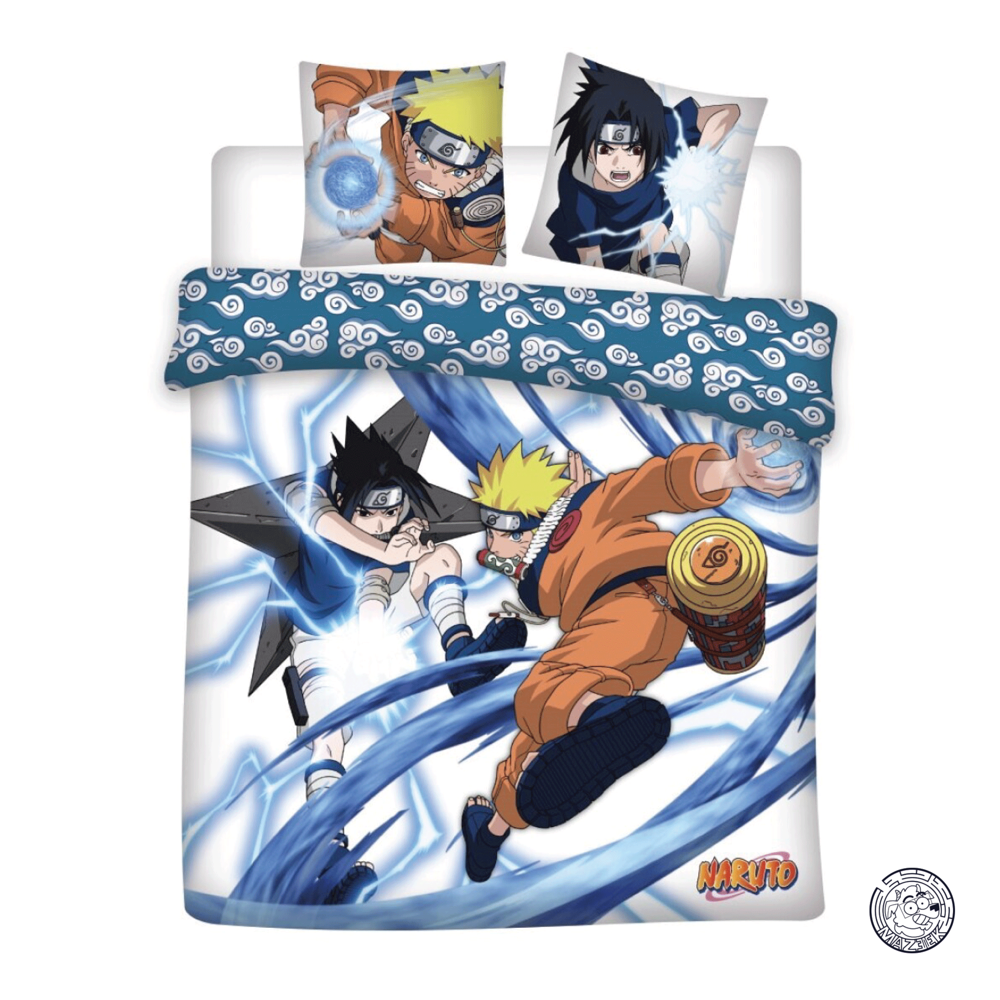 Copripiumino - NARUTO - Duvet Cover 240x220cm - Naruto & Sasuke