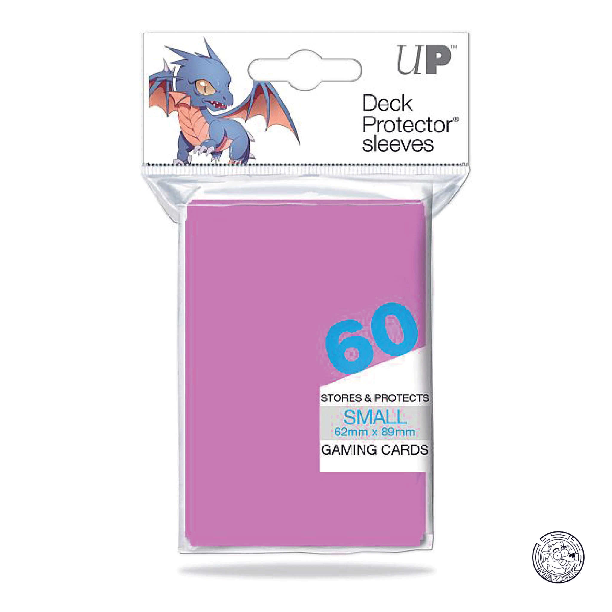 Ultra Pro - 60 Sleeves: Japanese Size 62x89 mm (Bright Pink)