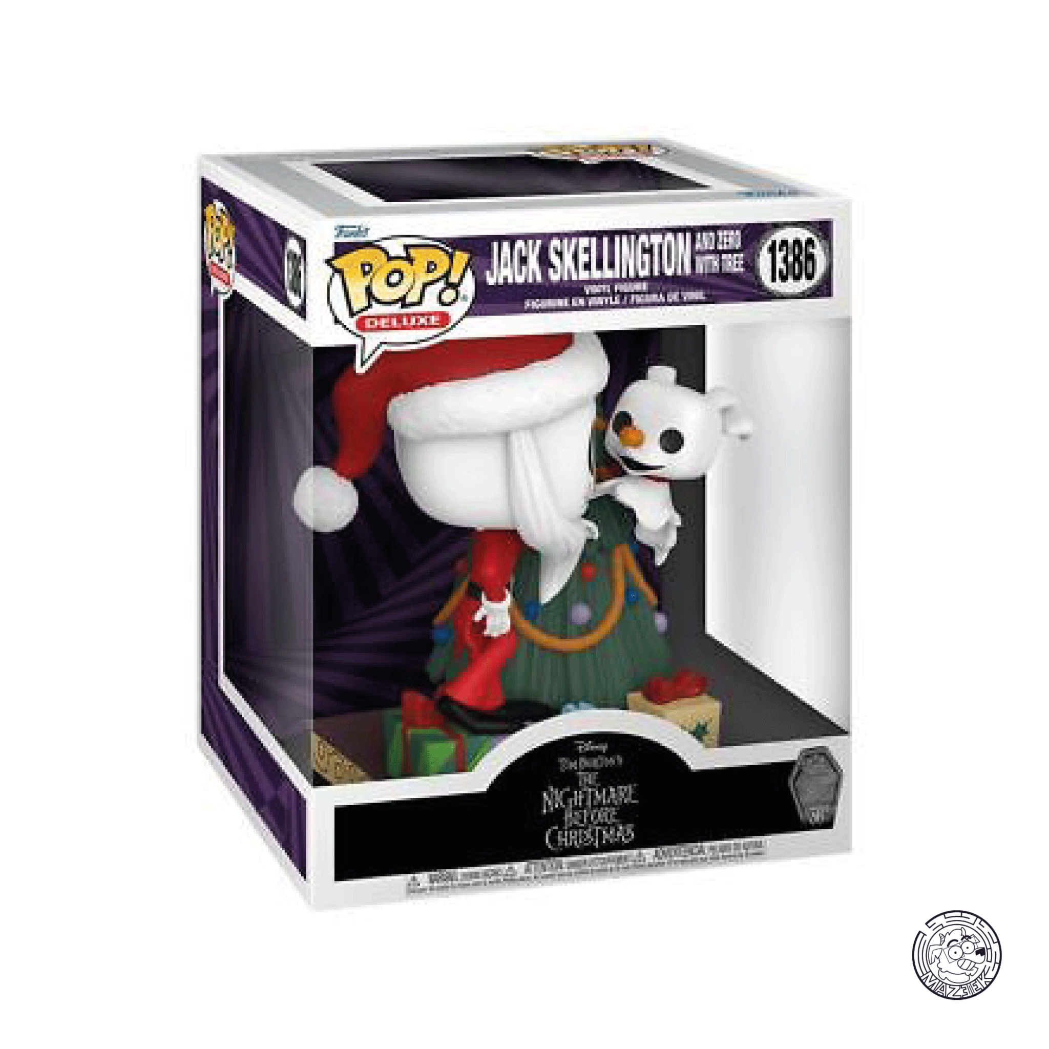 Funko POP! Nightmare Before Christmas: Jack Skellington & Zero with Tree 1386