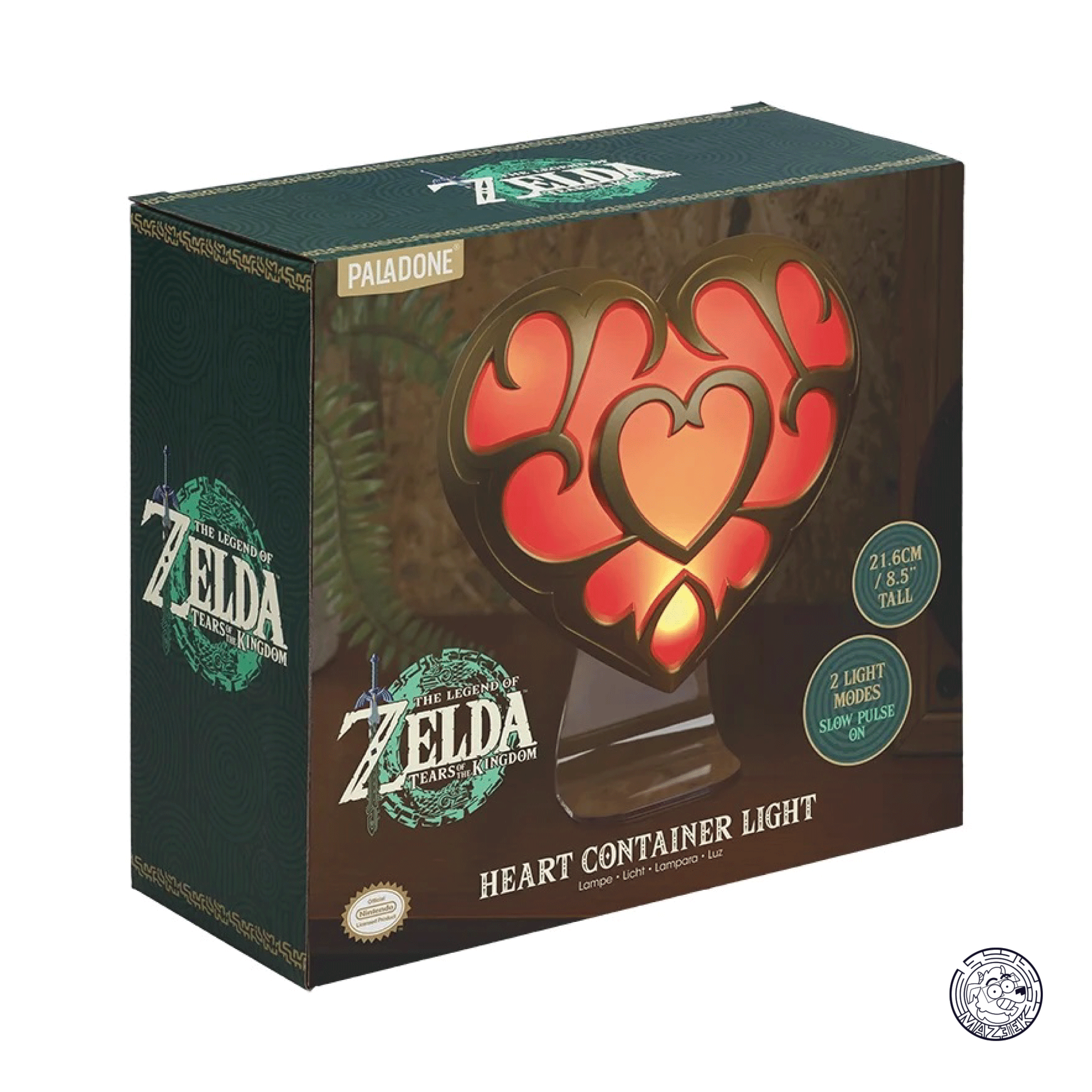 Lampada - THE LEGEND OF ZELDA - Heart Container - Light 25cm
