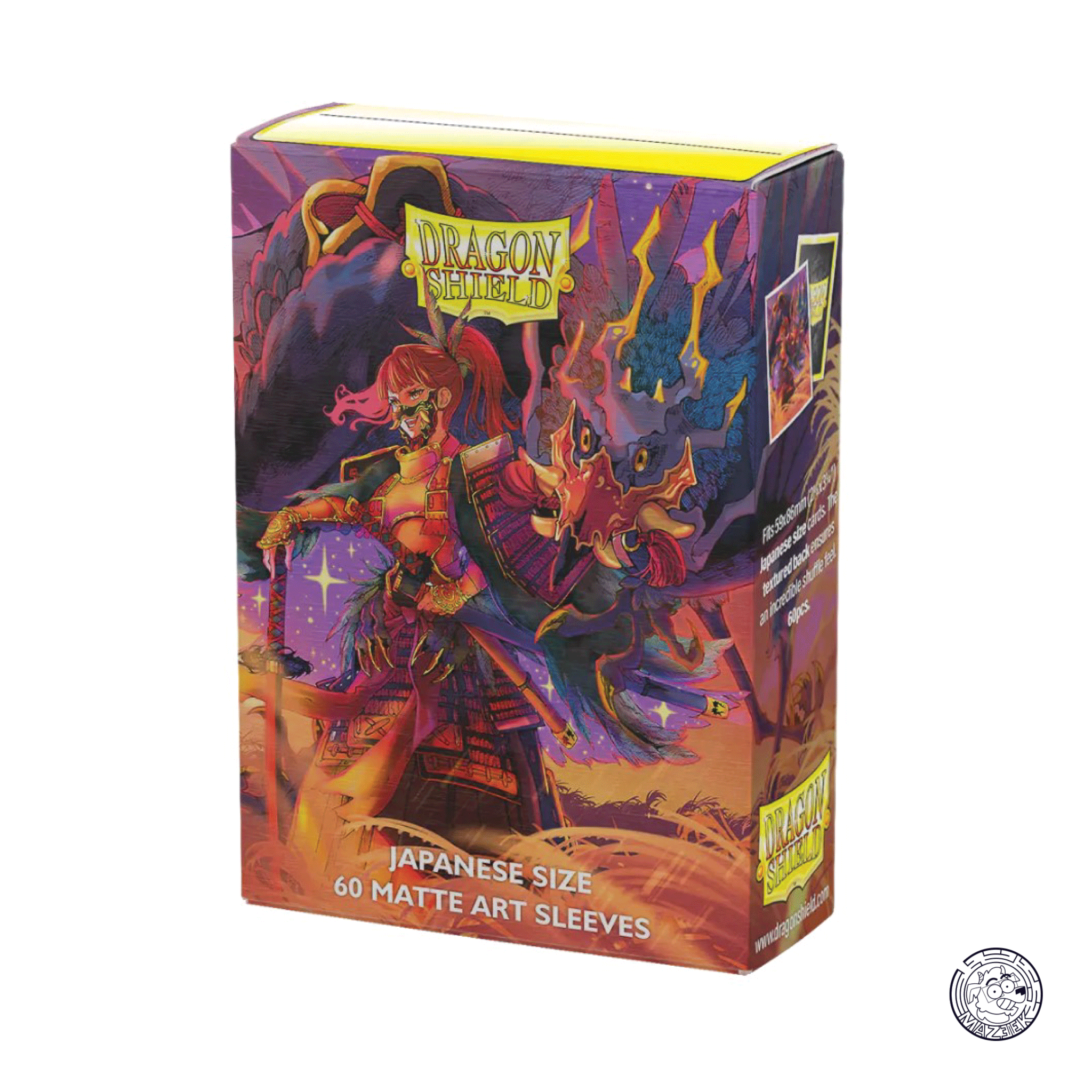 Dragon Shield - 60 Sleeves Matte: Japanese Size 62x89 mm (The Fallen)
