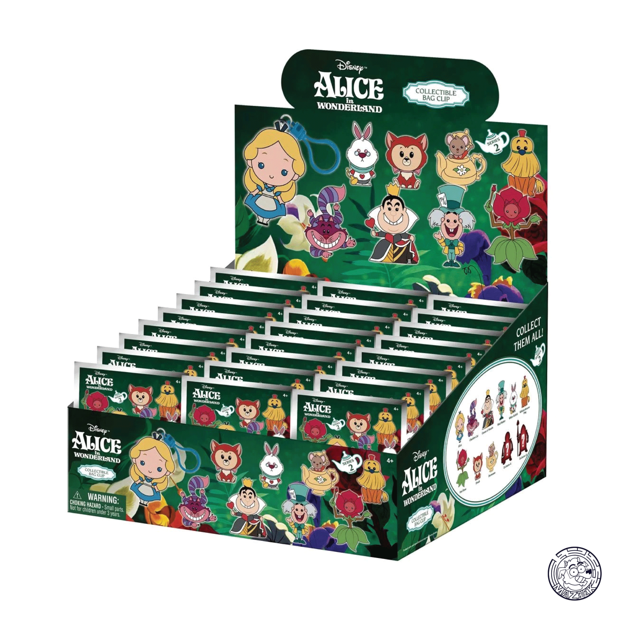 Figure! ALICE IN WONDERLAND - Series 2 - 3D Foam Bag Clip