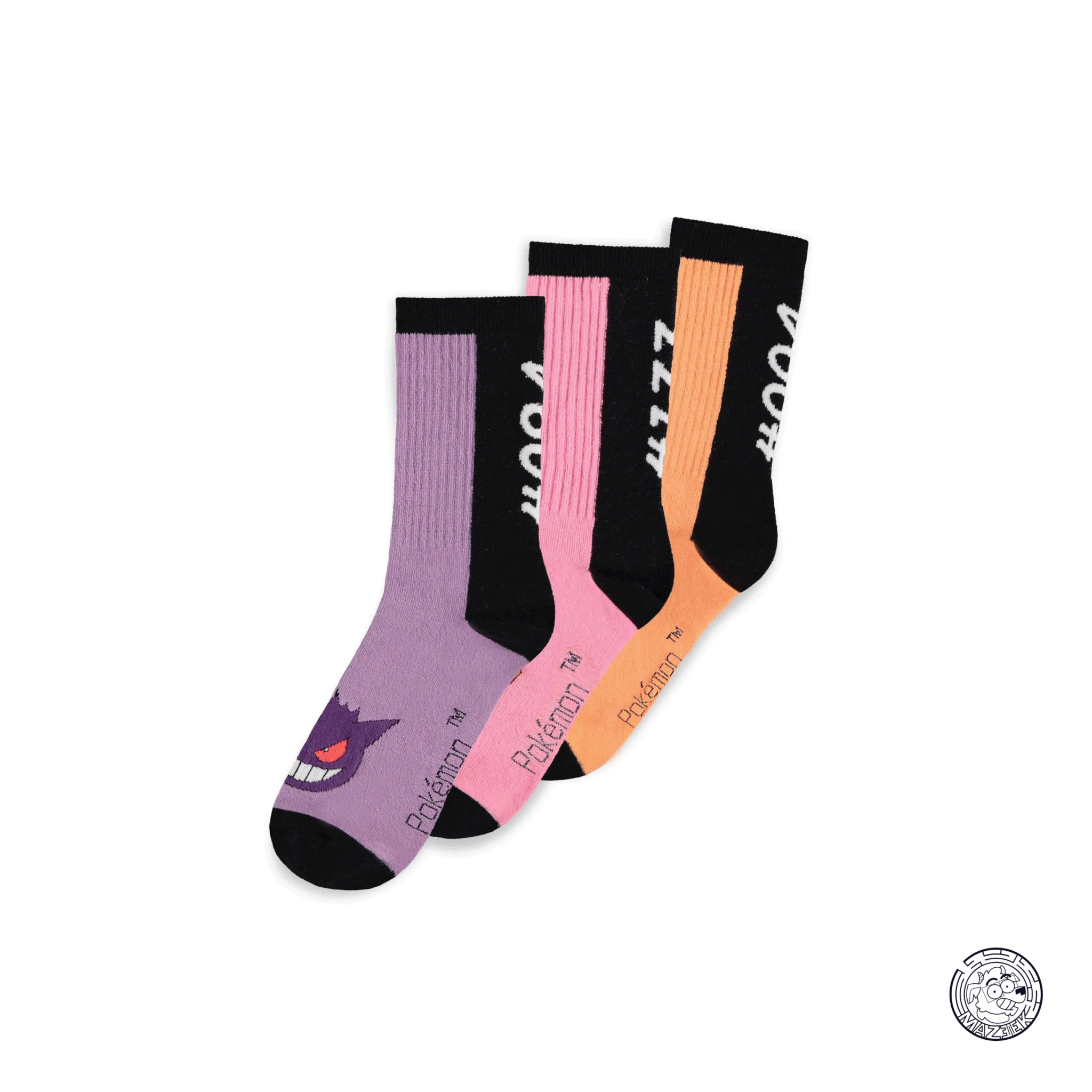 Calze - POKEMON - Trio Color - Pack of 3 pairs of Sport socks (S 3-5)