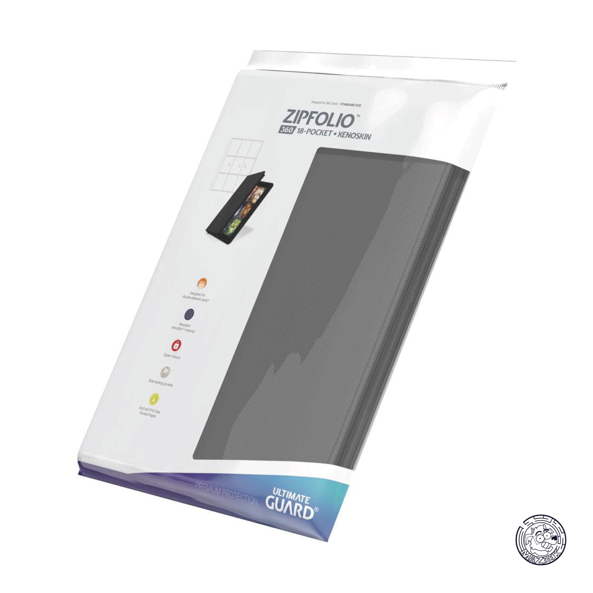 Ultimate Guard - Zipfolio 360 - 18-Pocket XenoSkin (Grey)