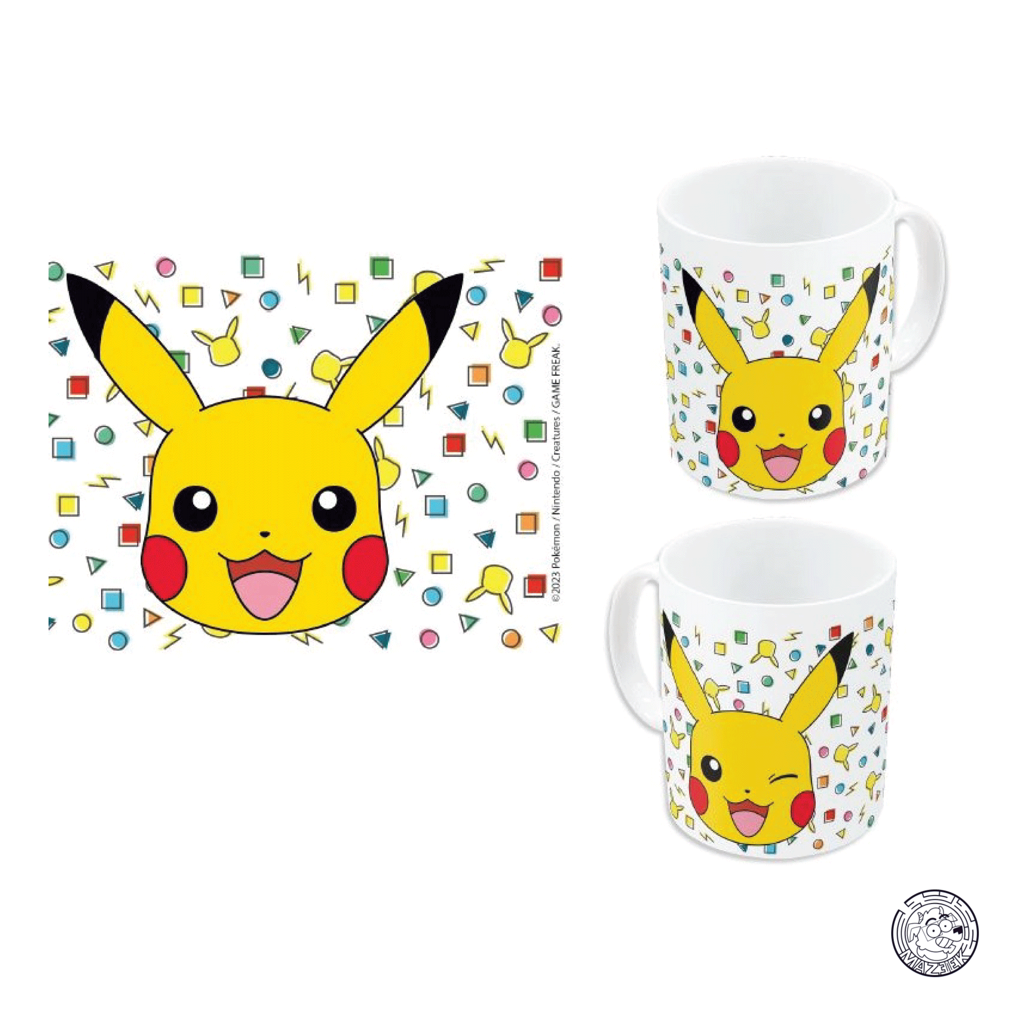 Tazza 3D - POKEMON - Confetti - Ceramic Mug 11oz