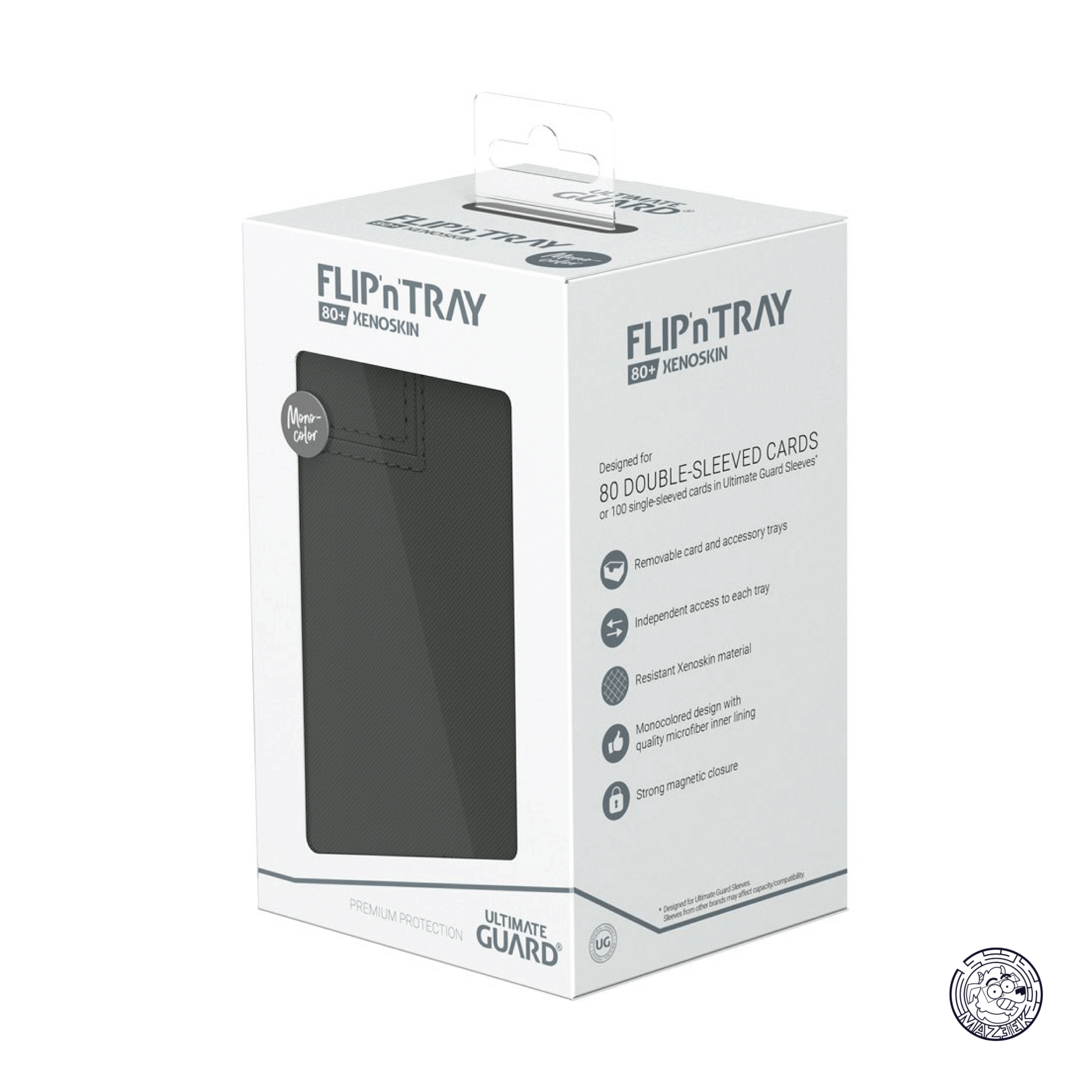 Ultimate Guard - Flip`n`Tray 80+ XenoSkin Monocolor (Grey)