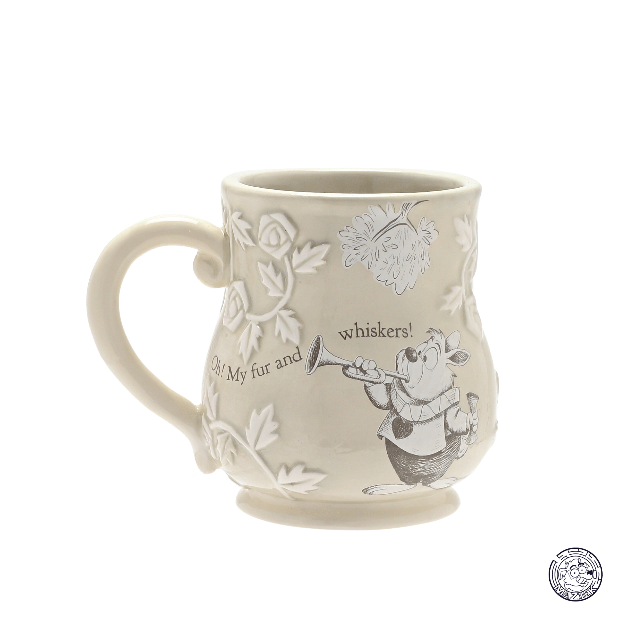 Tazza - ALICE IN WONDERLAND - White Rabbit - Embossed Mug 11Oz