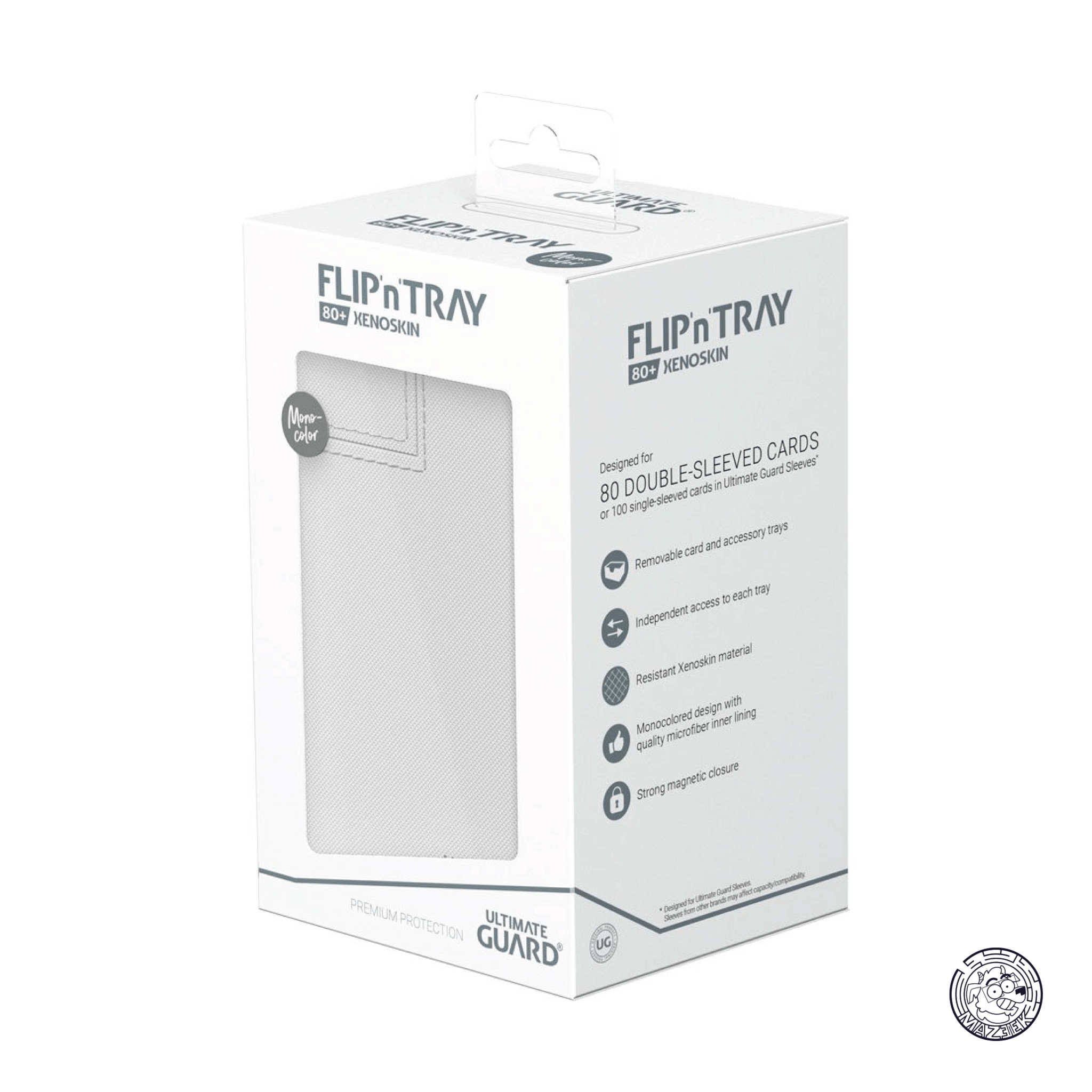 Ultimate Guard - Flip`n`Tray 80+ XenoSkin Monocolor (White)