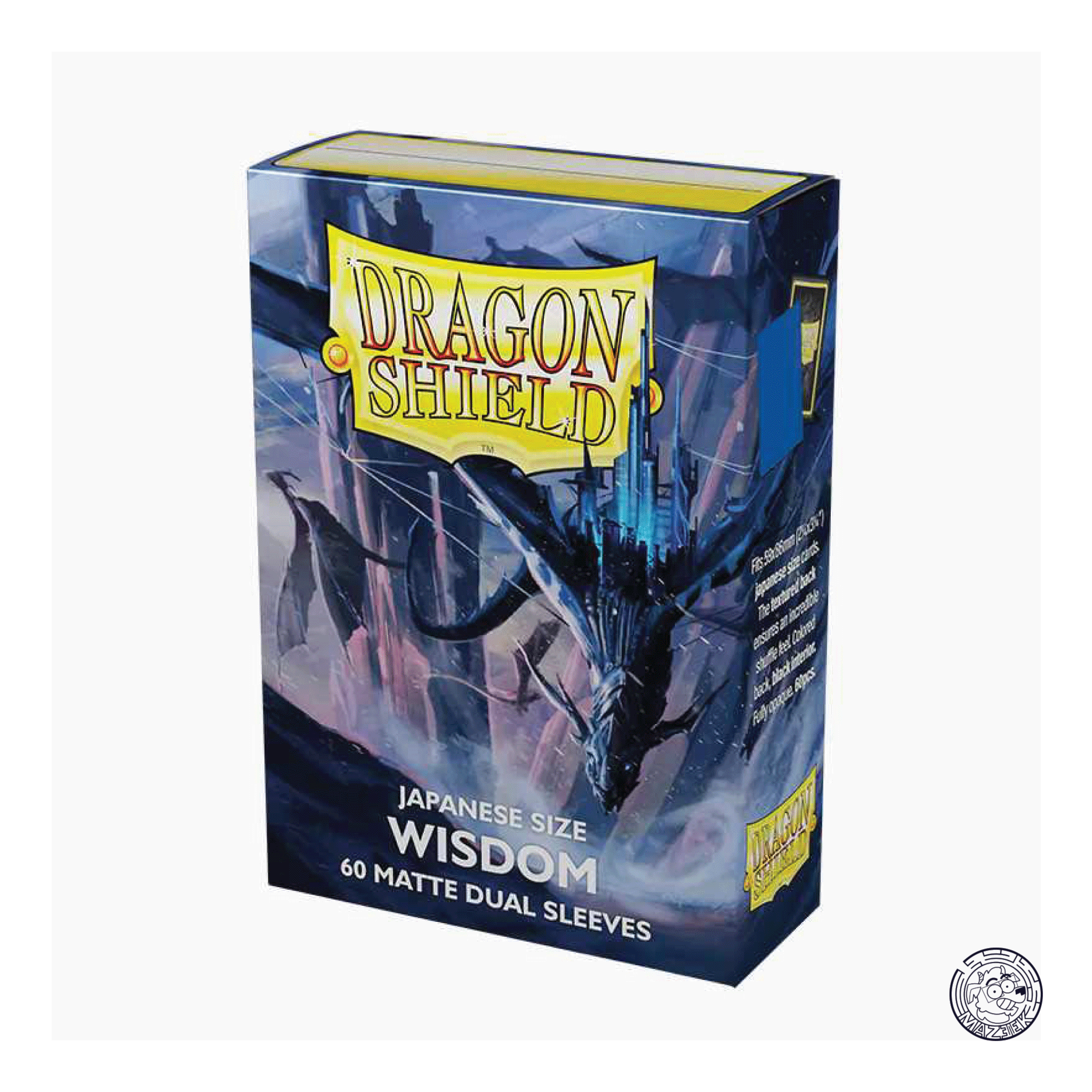 Dragon Shield - 60 Sleeves Matte: Japanese Size 62x89 mm (Wisdom)