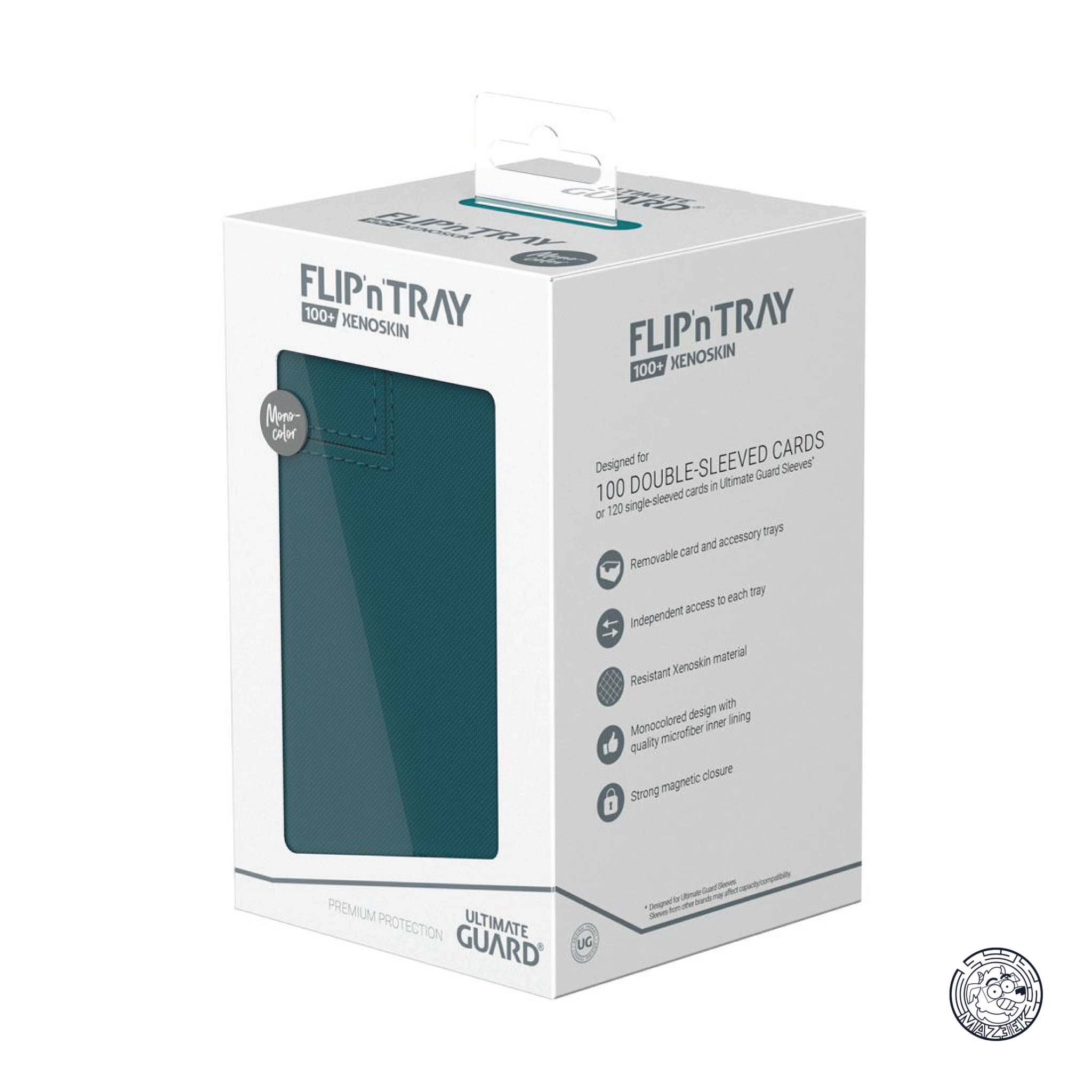 Ultimate Guard - Flip`n`Tray 100+ XenoSkin Monocolor (Petrol)