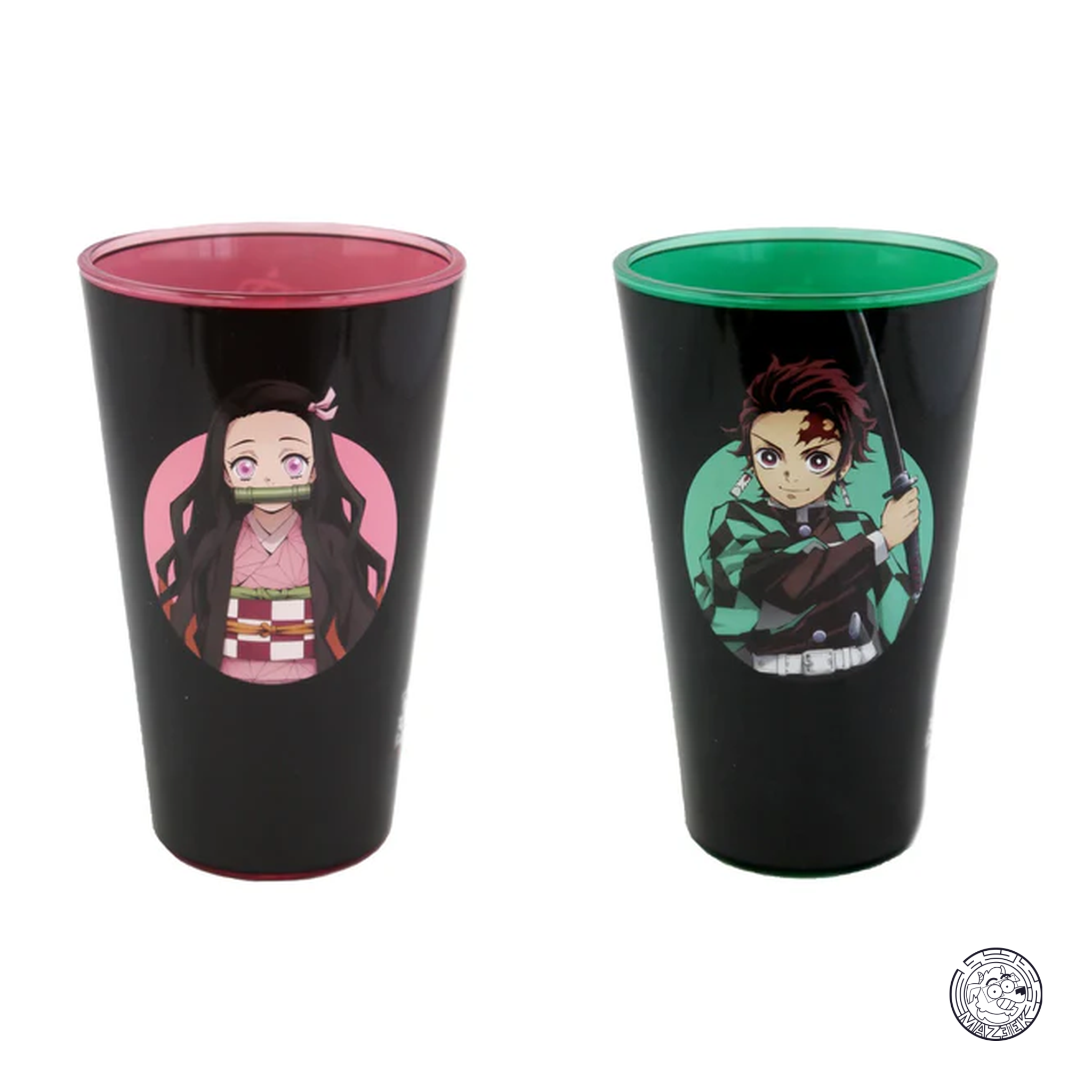 Bicchiere - DEMON SLAYER - Tanjiro & Nezuko - 2 XXL Pint Glass 473ml