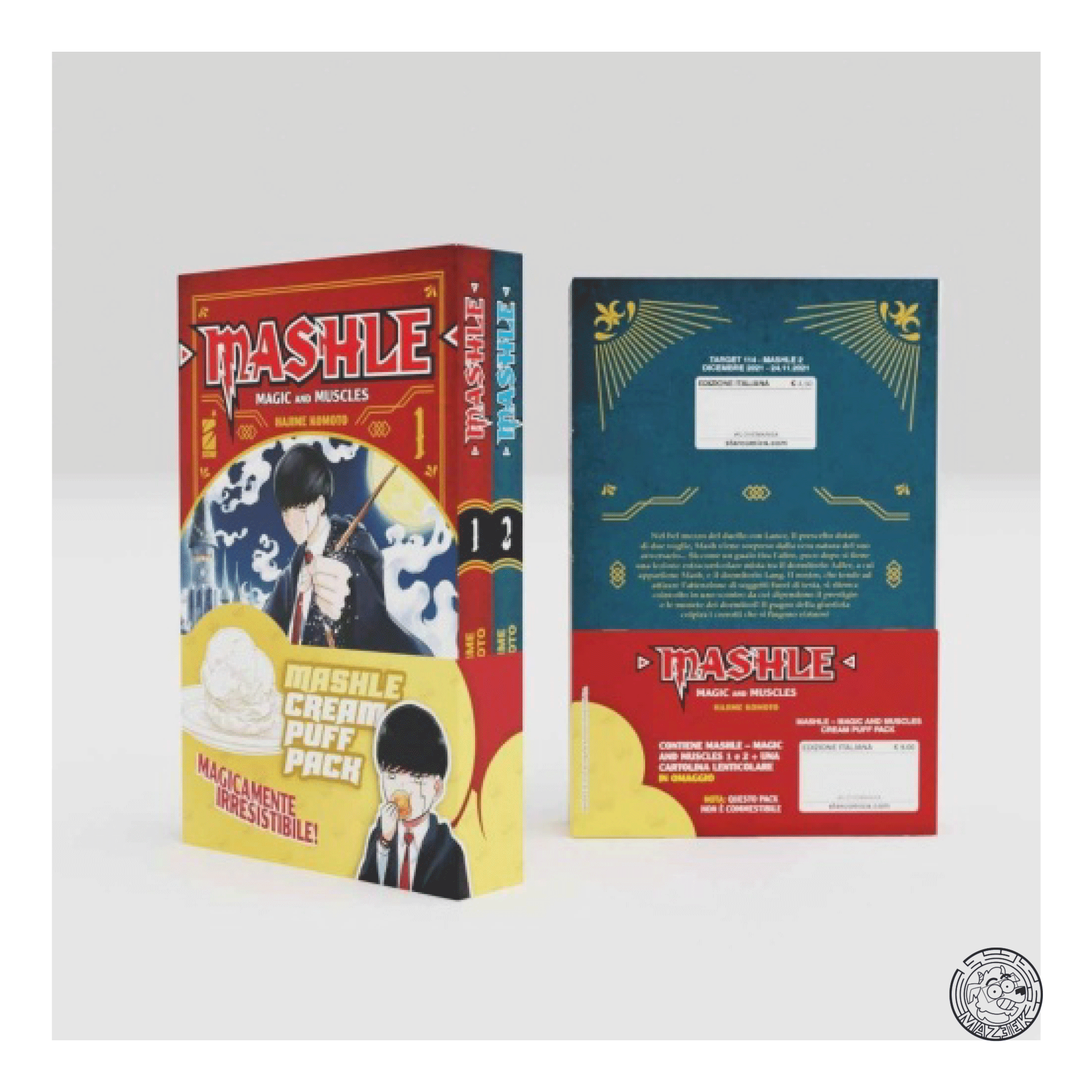 Mashle Cream Puff Pack (vol. 1-2 + Cartolina Lenticolare) TIRATURA LIMITATA