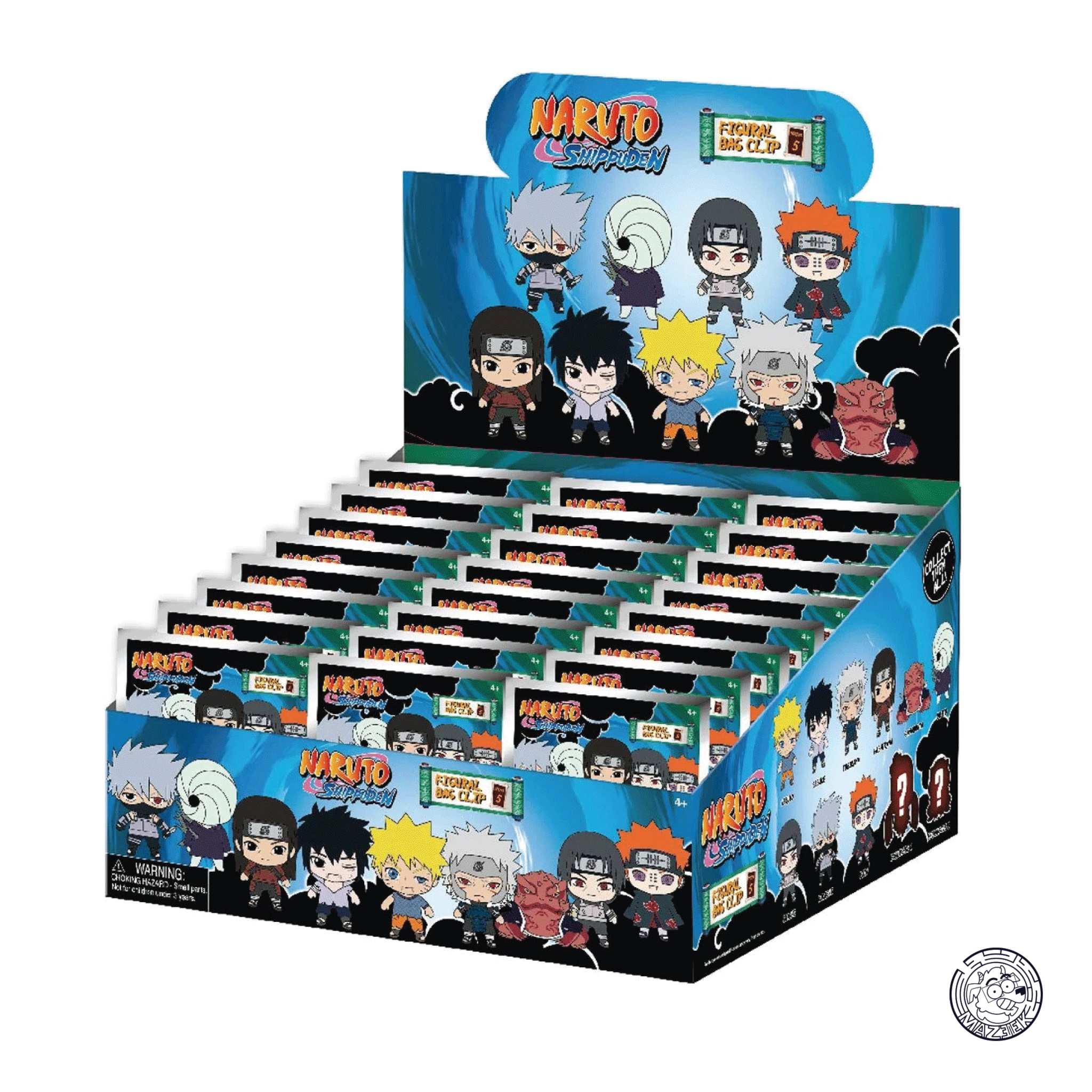 Figure! NARUTO SHIPPUDEN - Series 5 - 3D Foam Bag Clip (random)