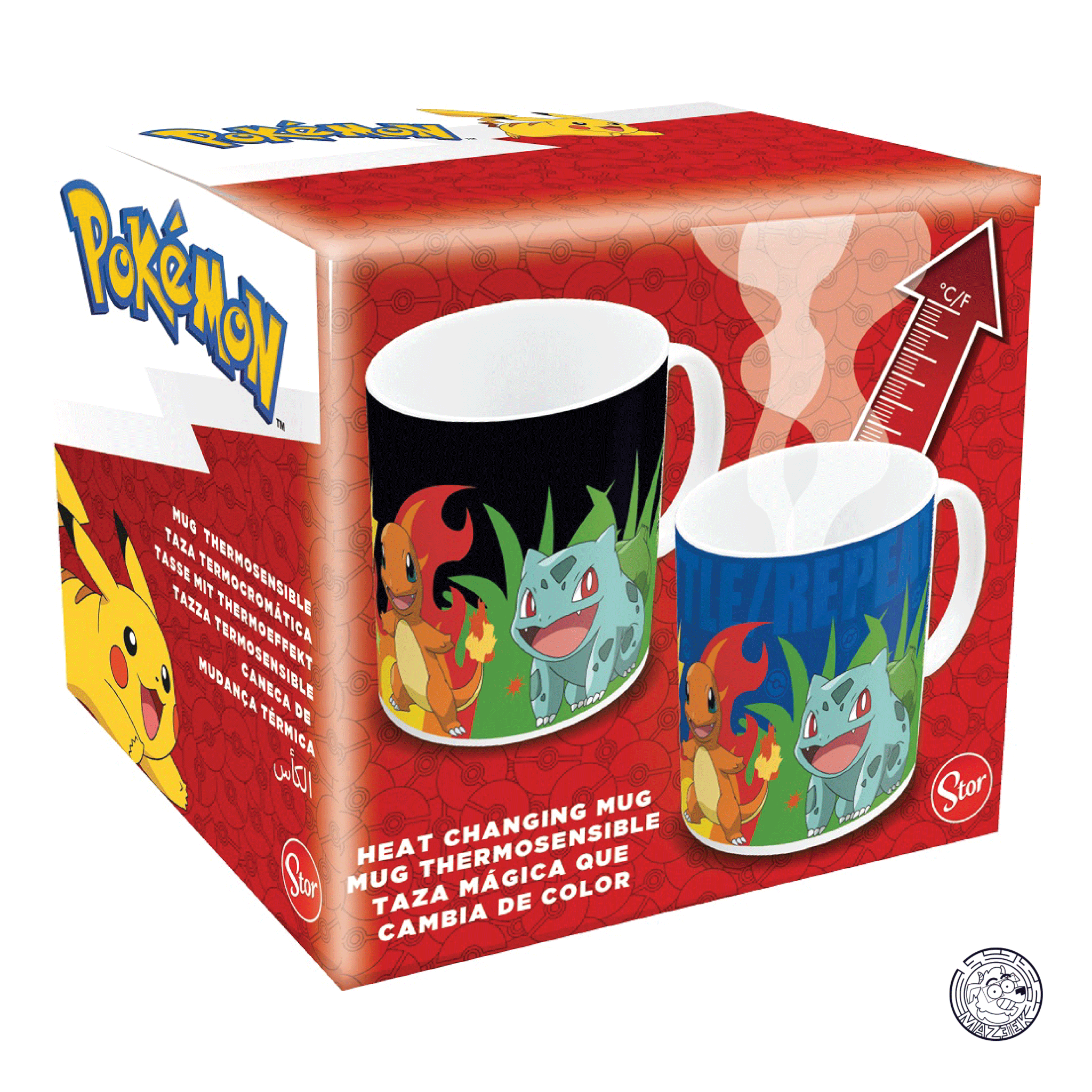 Tazza 3D - POKEMON - Battle - Heat Change Mug - 11 Oz
