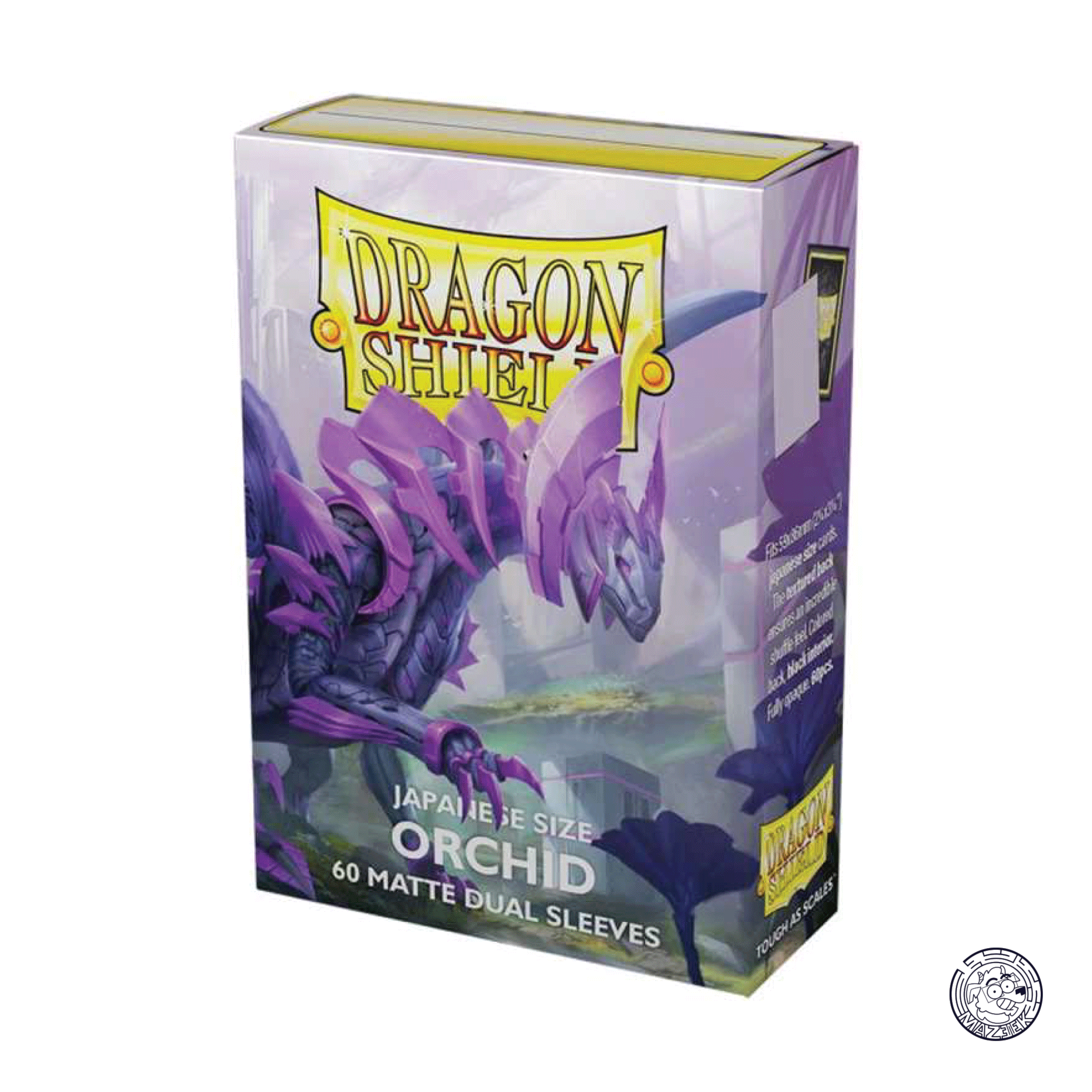 Dragon Shield - 60 Sleeves Matte Dual: Japanese Size 62x89 mm (Orchid)