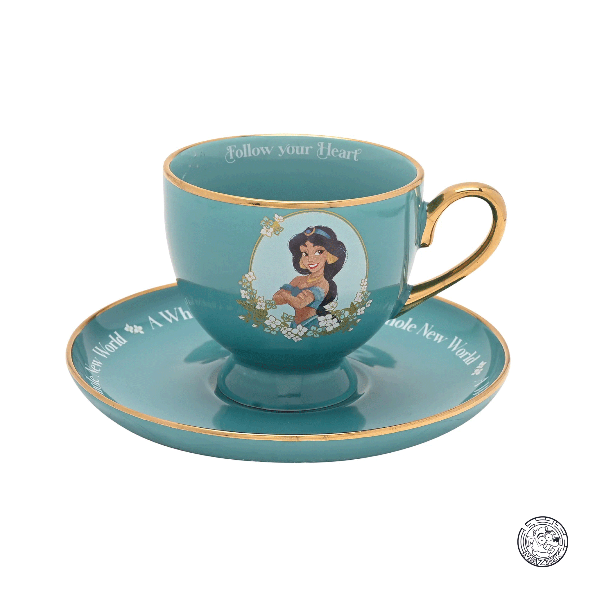 Tazza - DISNEY PRINCESS - Jasmine - Tea Cup + Saucer 7oz