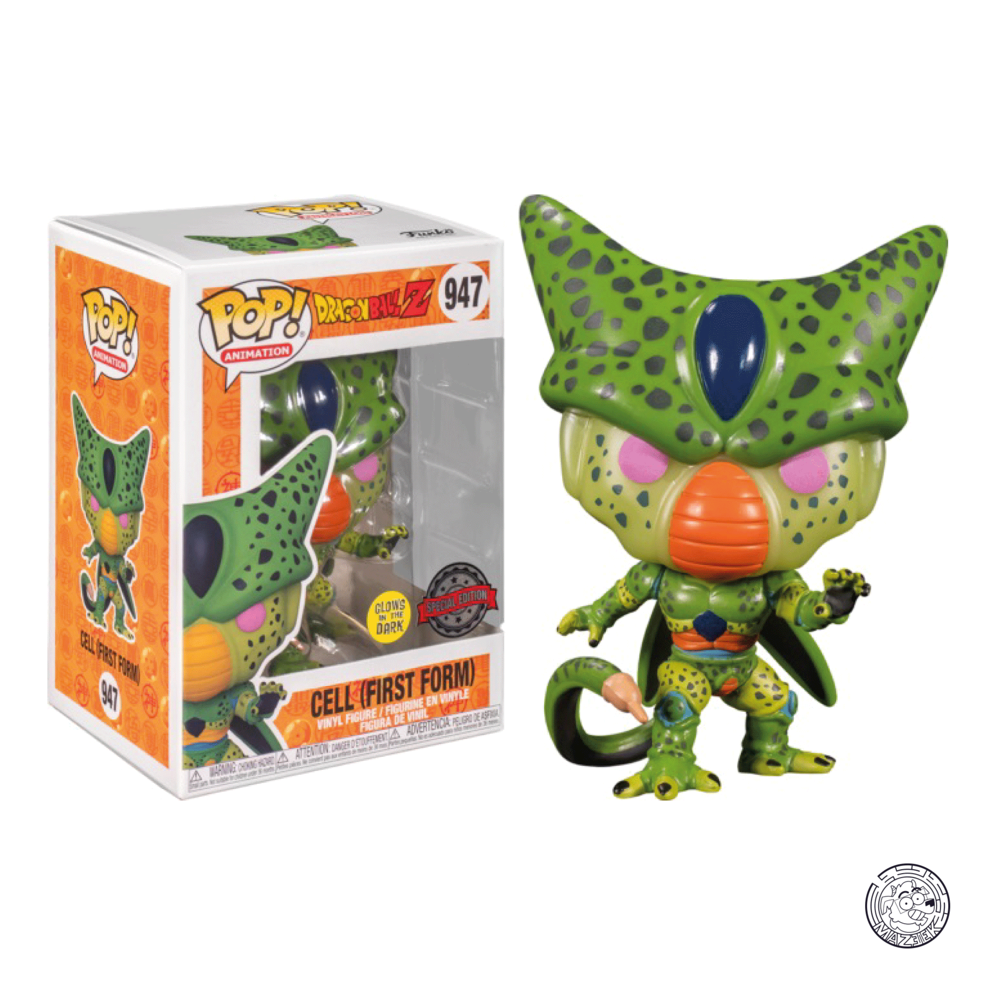 Funko POP! Dragon Ball Z: Cell First Form (GITD) 947