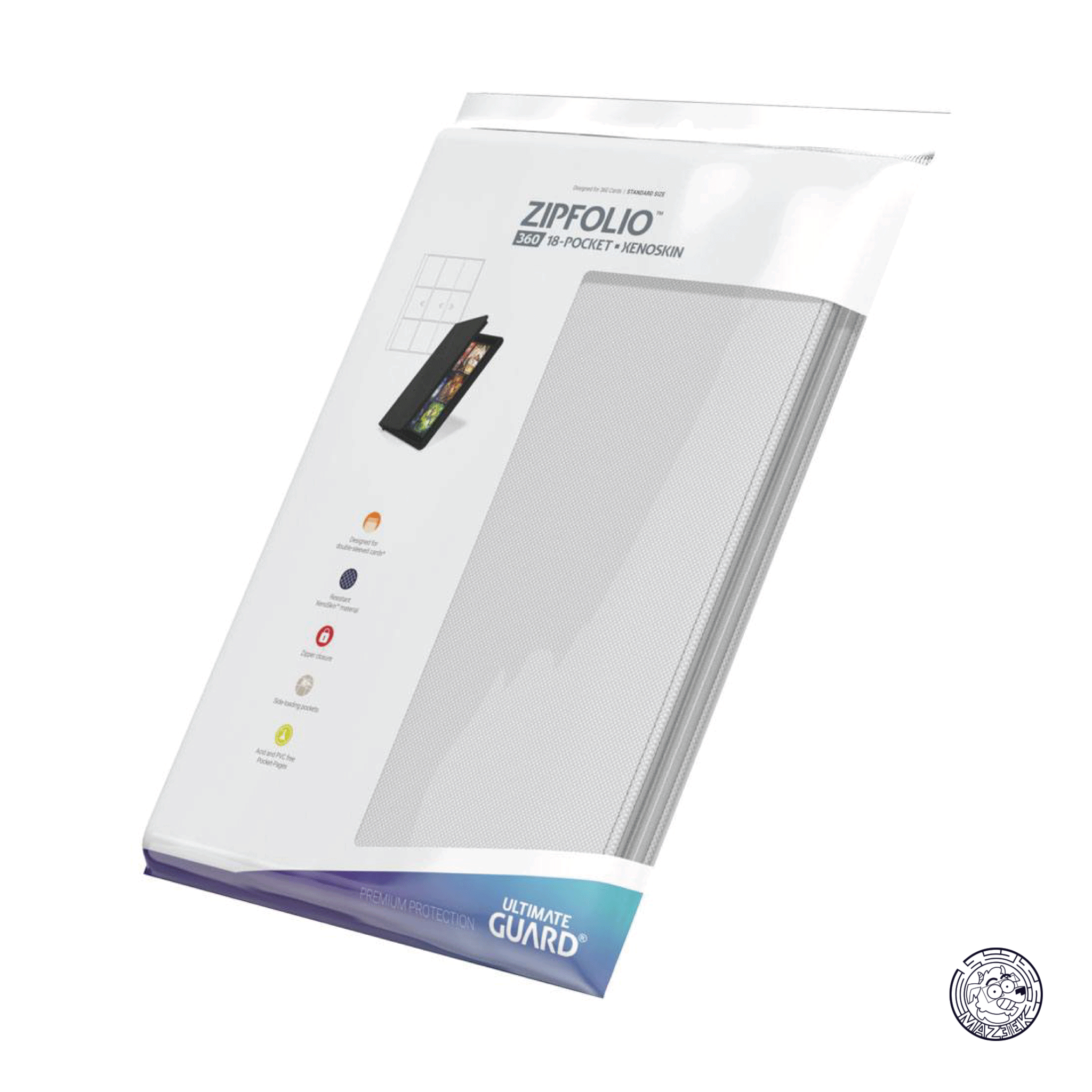 Ultimate Guard - Zipfolio 360 - 18-Pocket XenoSkin (White)