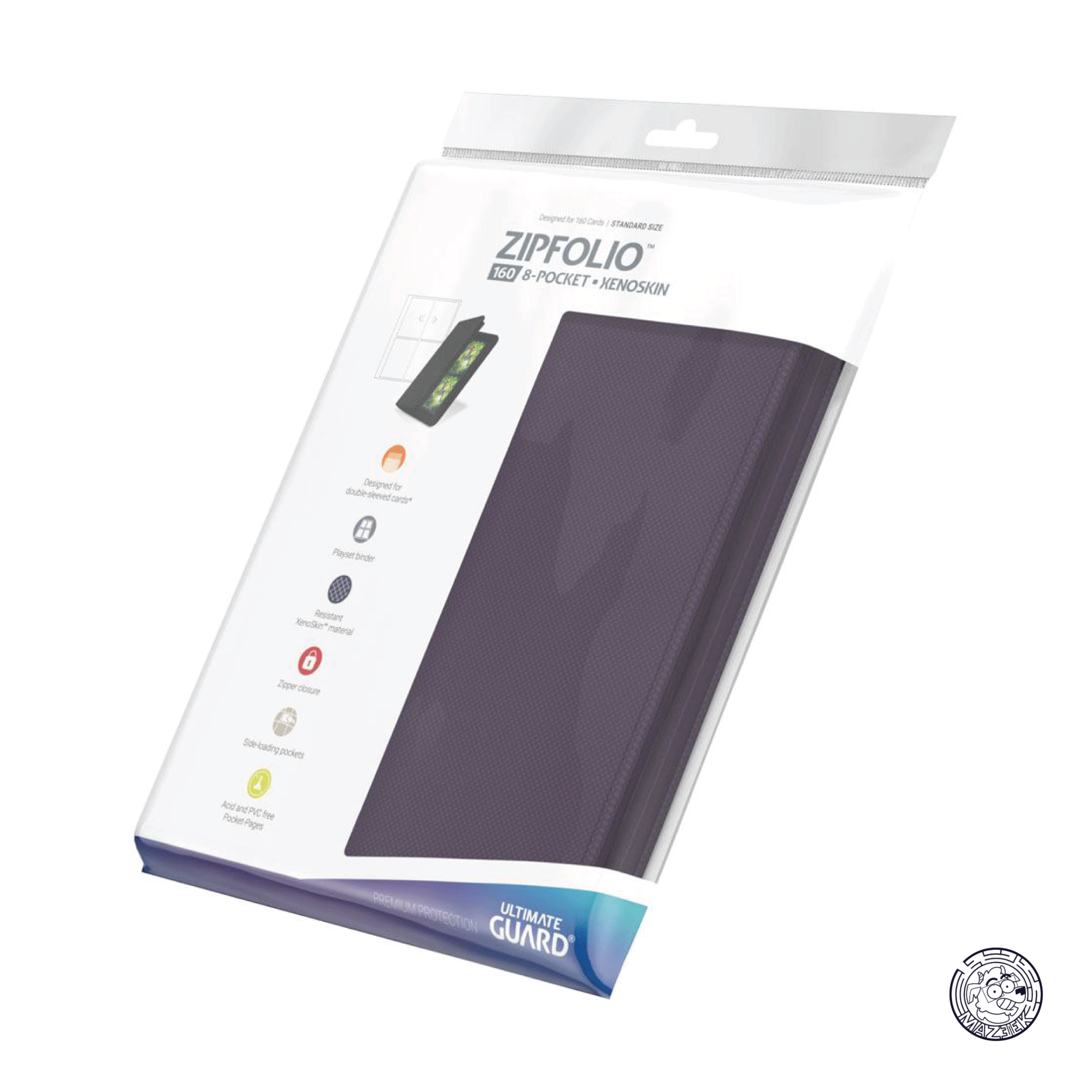 Ultimate Guard - Zipfolio 160 - 8-Pocket XenoSkin (Purple)