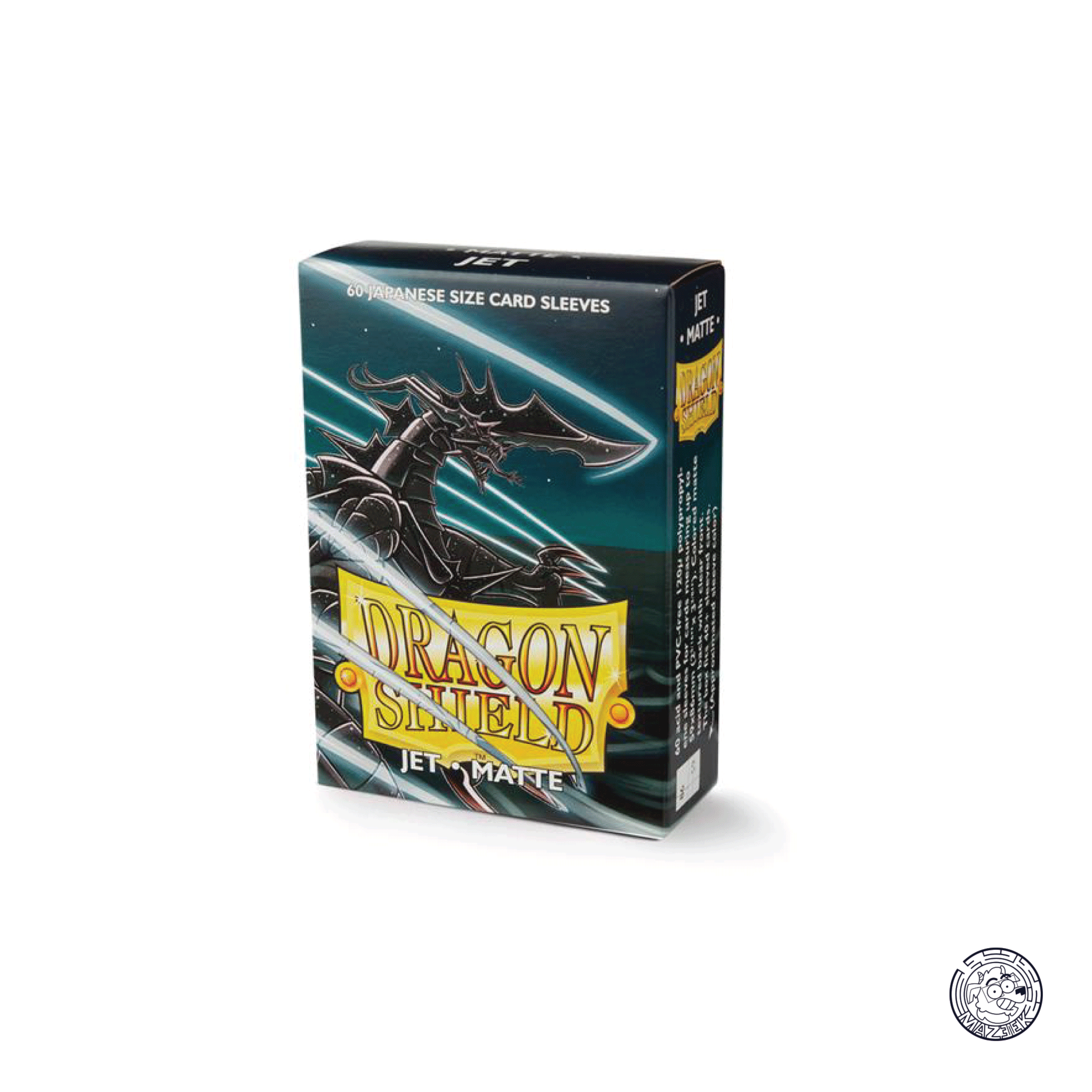 Dragon Shield - 60 Sleeves Matte: Japanese Size 62x89 mm (Jet)
