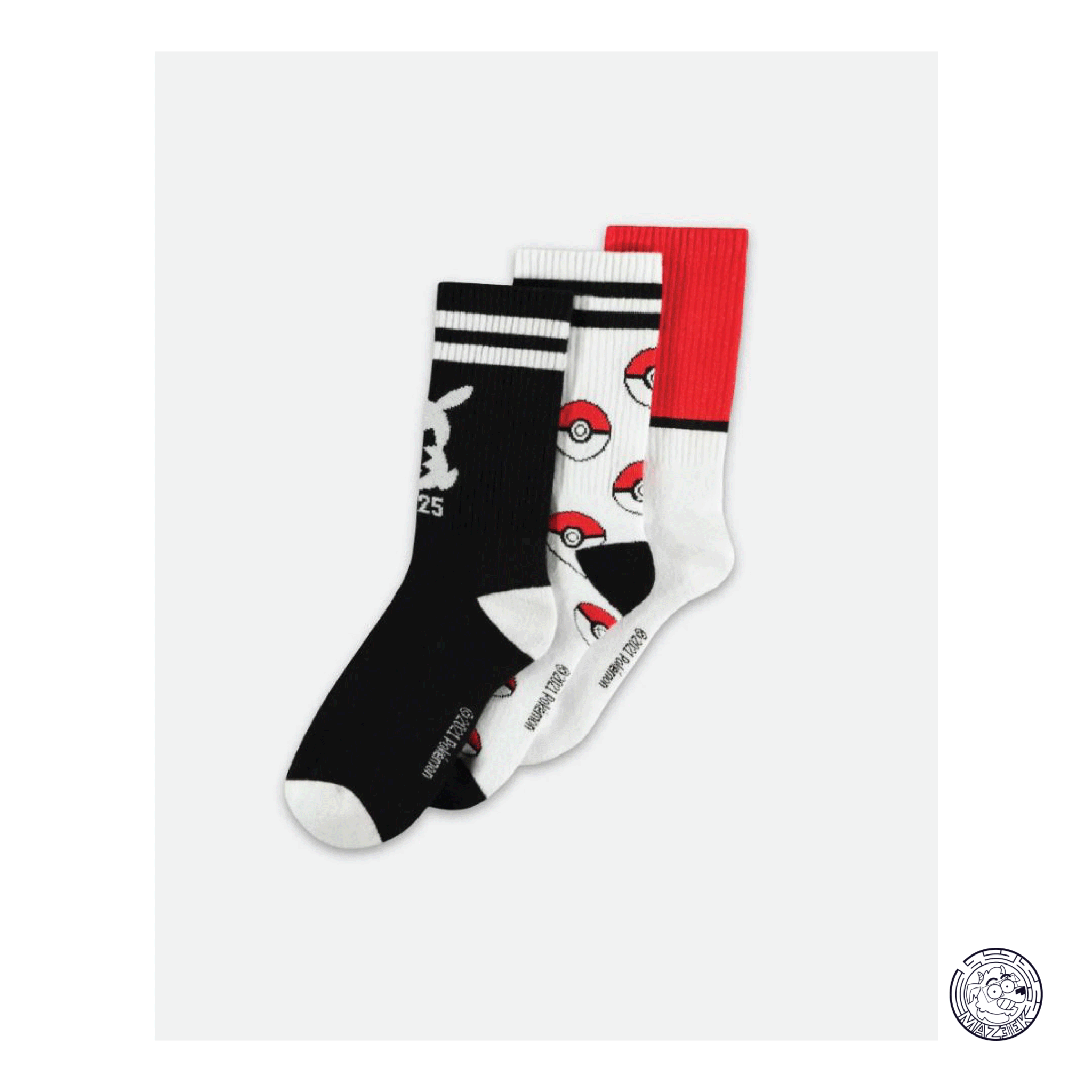Calze - POKEMON - Sports Socks 3 Pack (T39-42)