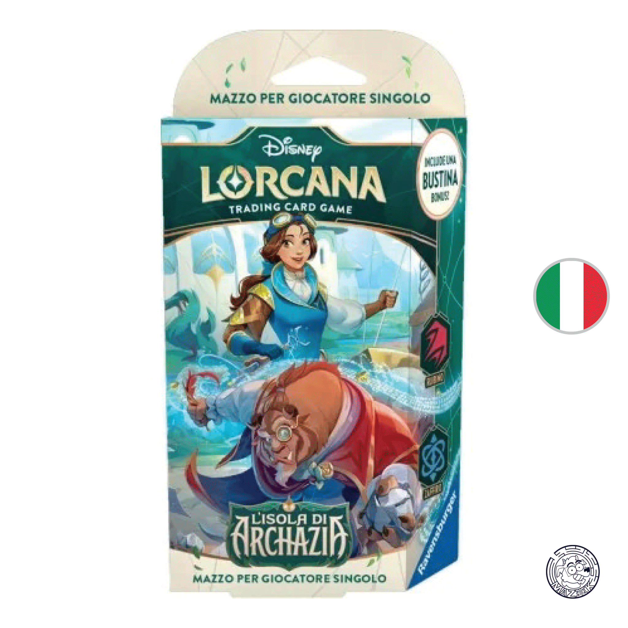 Lorcana! l'Isola di Archazia - Starter Deck - "Rubino/Zaffiro" ITA