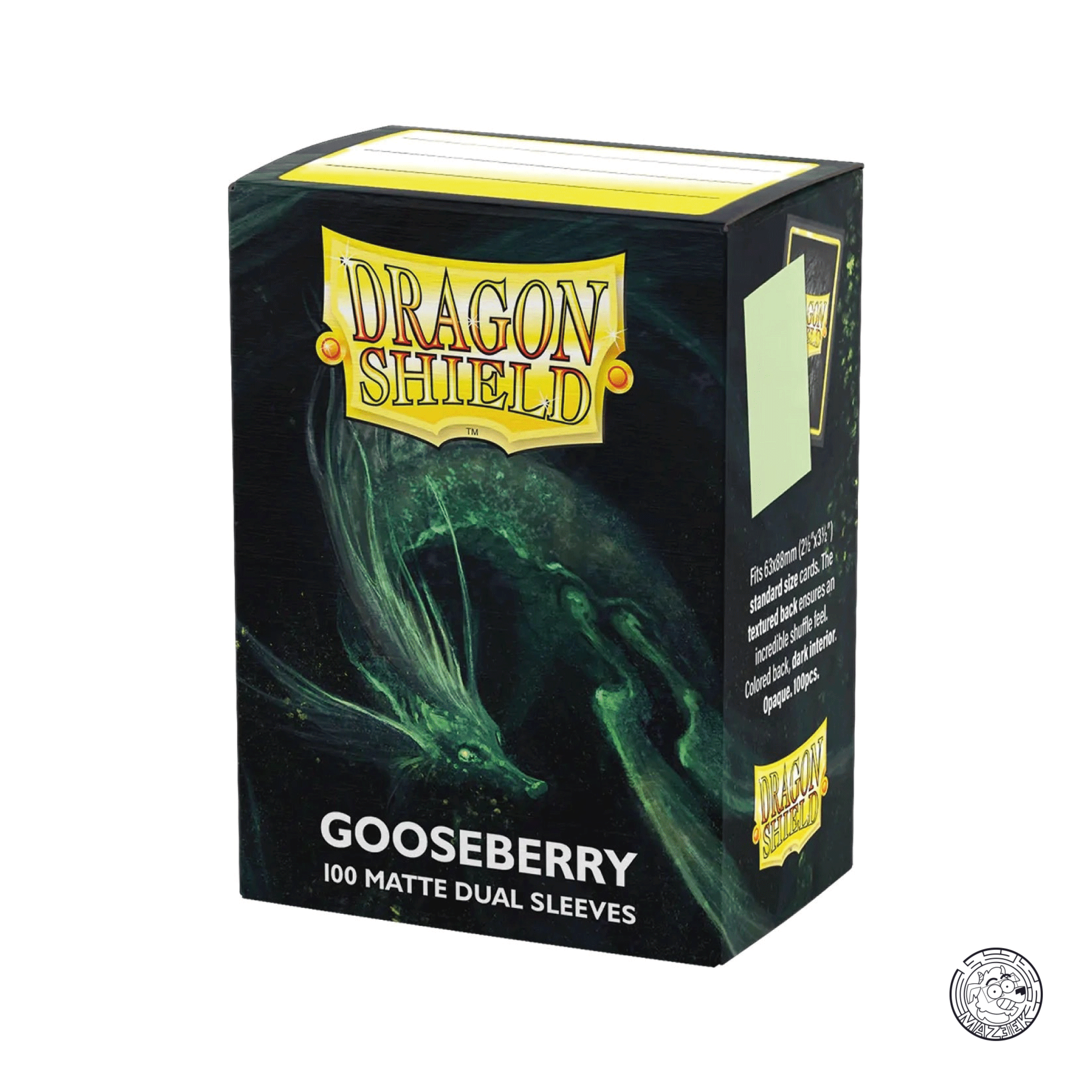 Dragon Shield - 100 Sleeves Matte Dual: Standard Size 66,5x92,5 mm (Gooseberry)