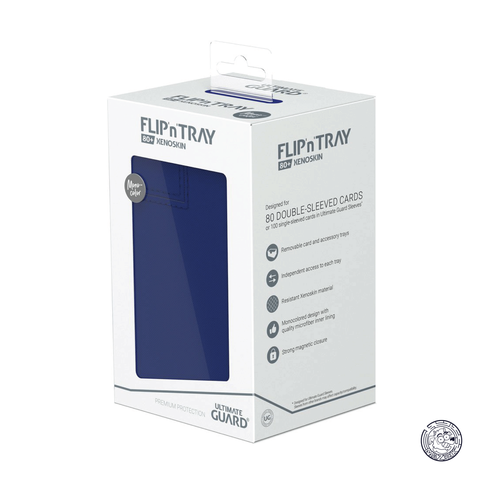 Ultimate Guard - Flip`n`Tray 80+ XenoSkin Monocolor (Blue)