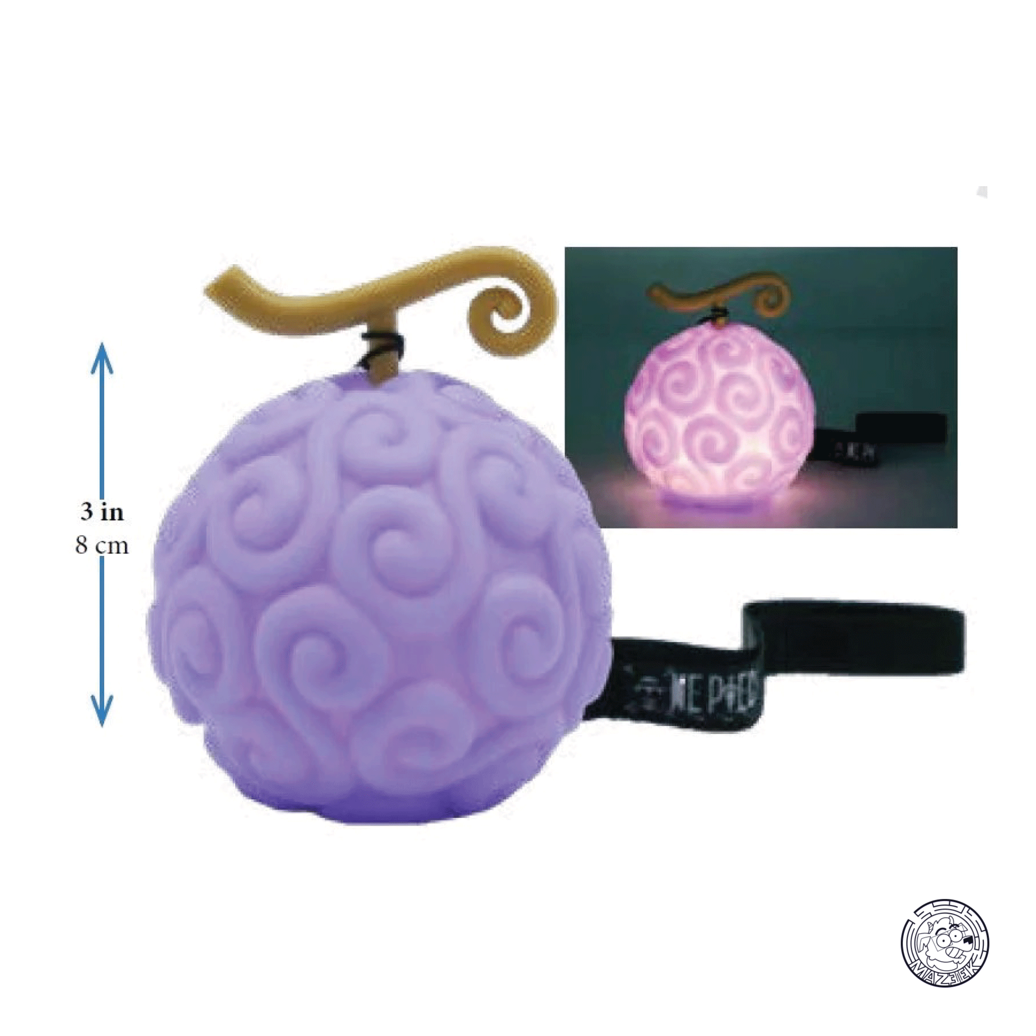 Lampada - ONE PIECE - The Devil Fruit - LED Lamp - 8 cm