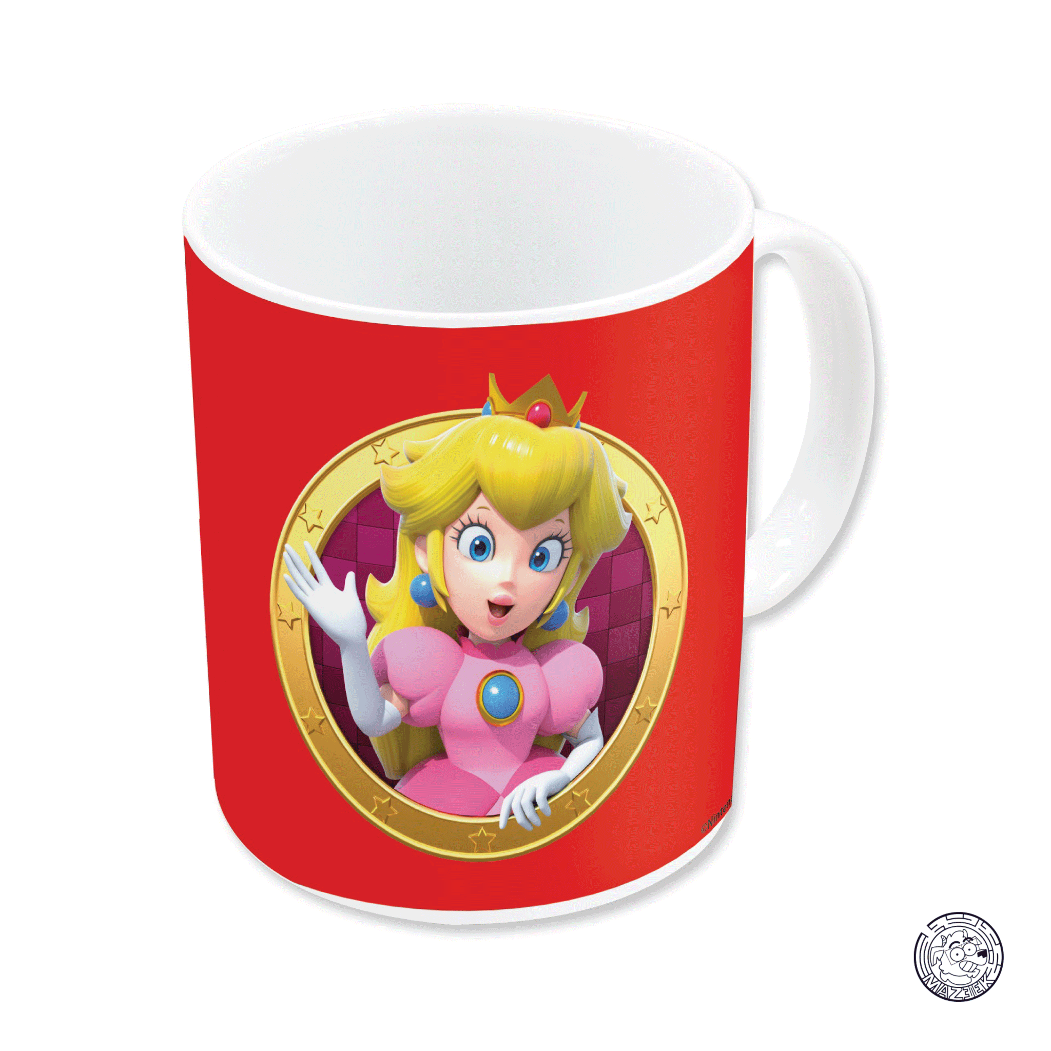 Tazza 3D - SUPER MARIO - Peach & Yoshi - Porcelain Mug 11oz