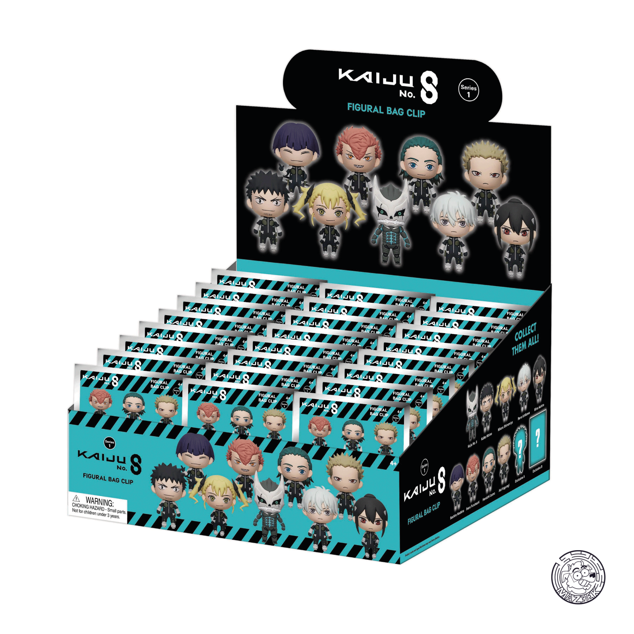 Figure! Kaiju No 8 - 3D Foam Bag Clip (random)