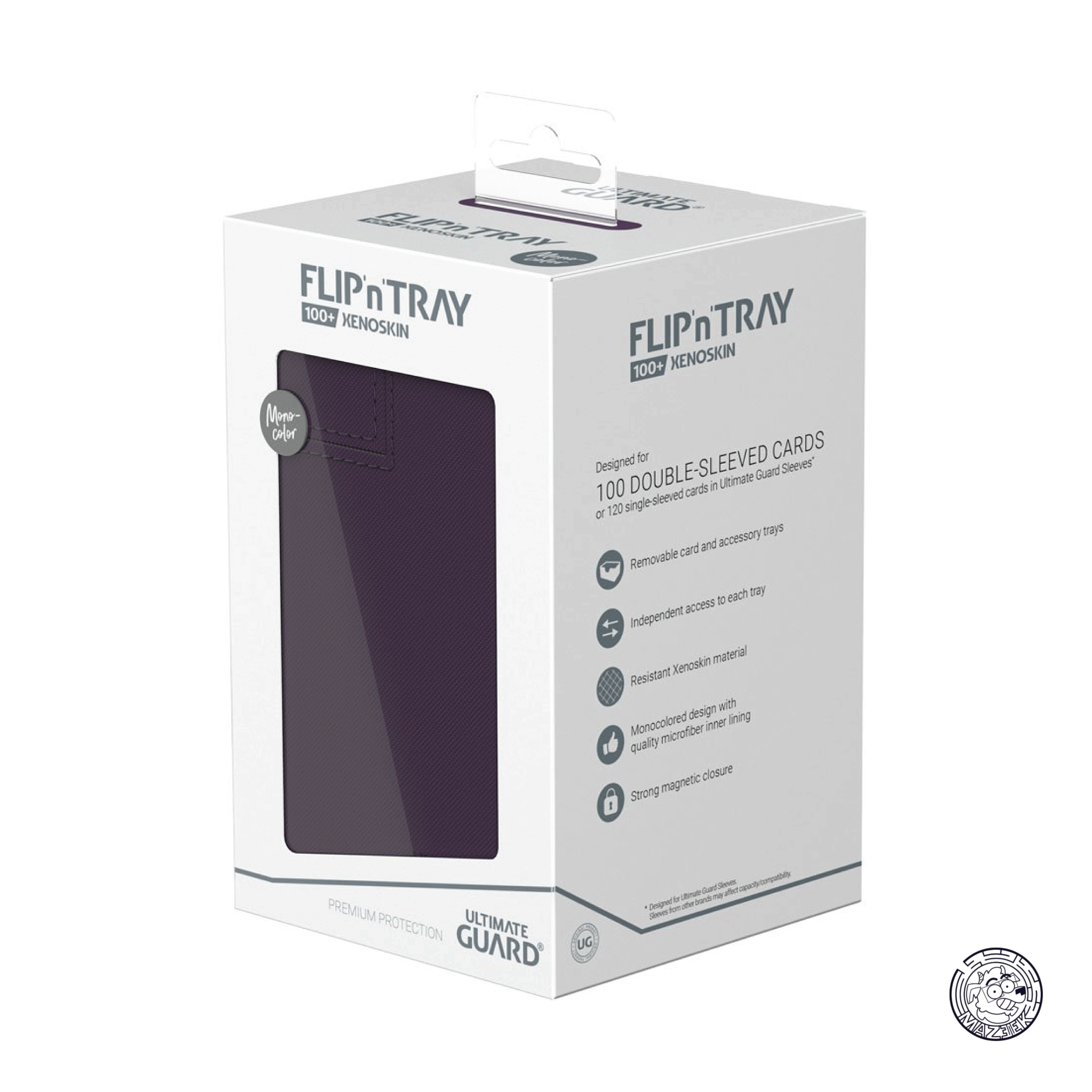 Ultimate Guard - Flip`n`Tray 100+ XenoSkin Monocolor (Purple)