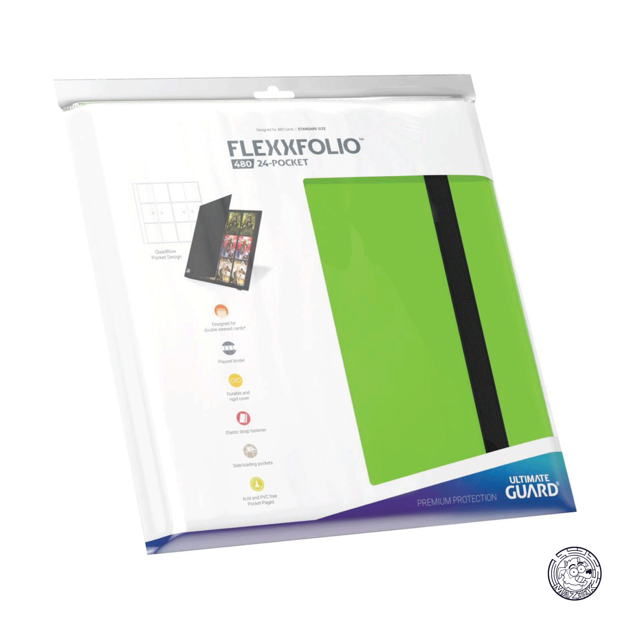 Ultimate Guard - Flexxfolio 480 - 24-Pocket Quadrow (Light Green)