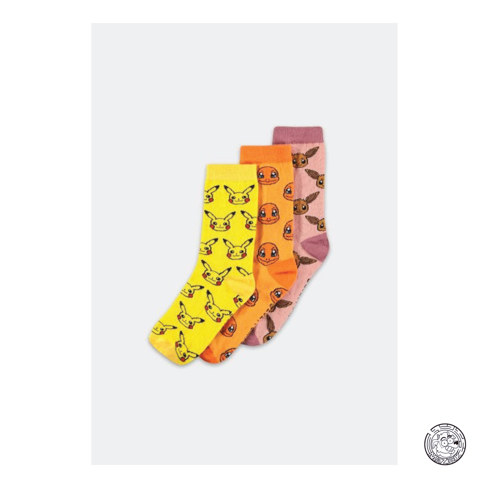 Calze - POKEMON - Crew - Pack of 3 pairs of socks (T35-38)