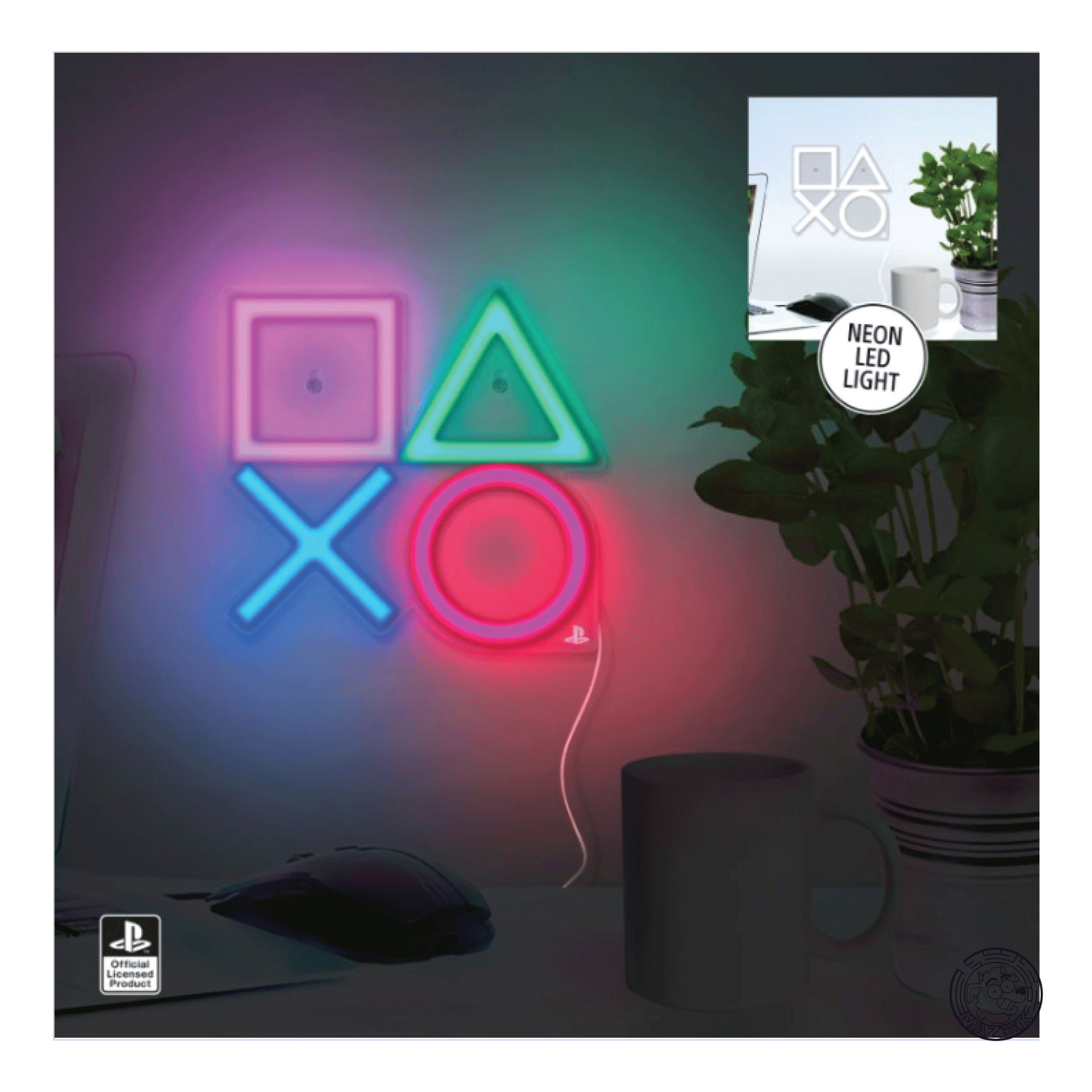 Lampada - PLAYSTATION - Playstation - Wall Mountable LED Neon Light