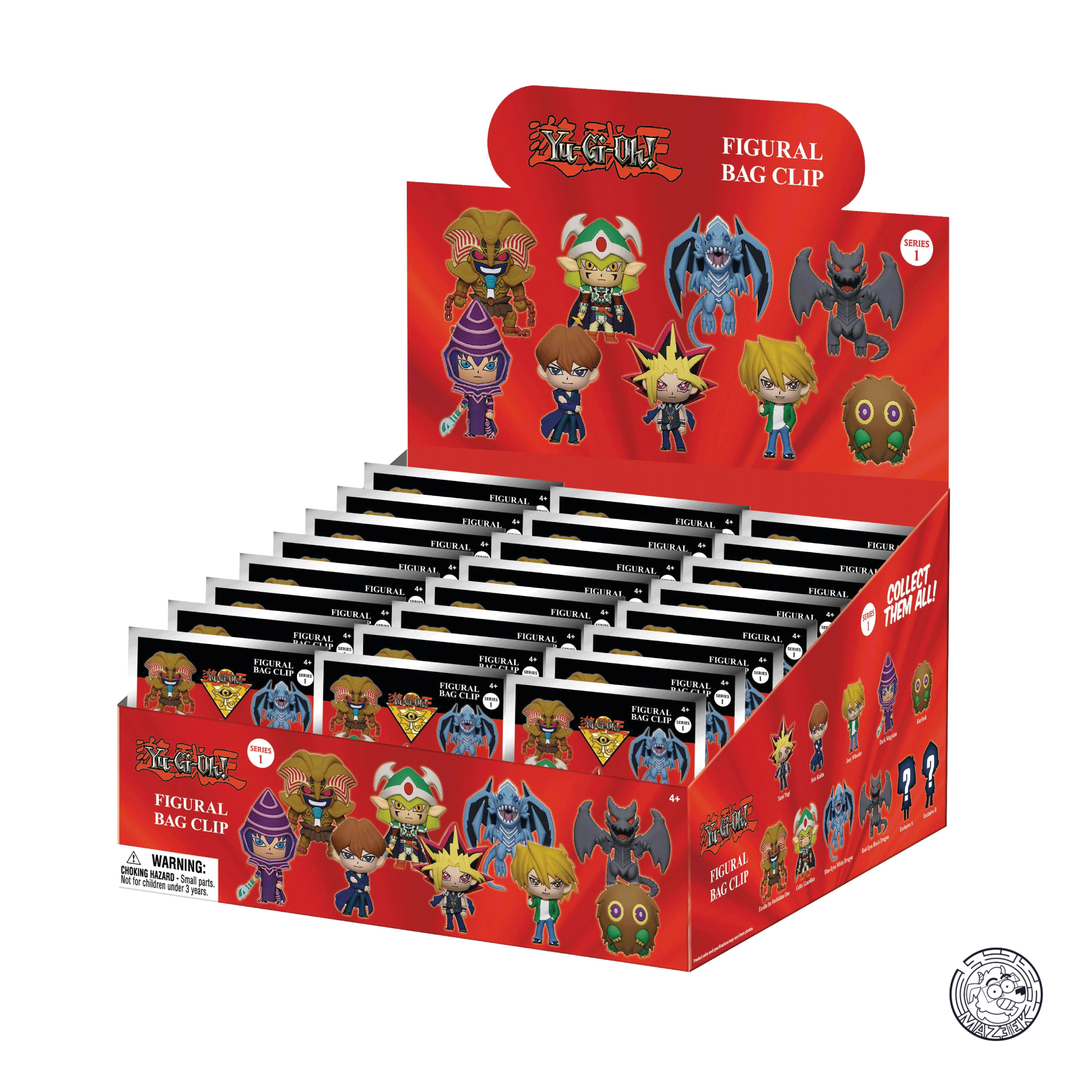 Figure! Yu-Gi-Oh - 3D Foam Bag Clip (random)