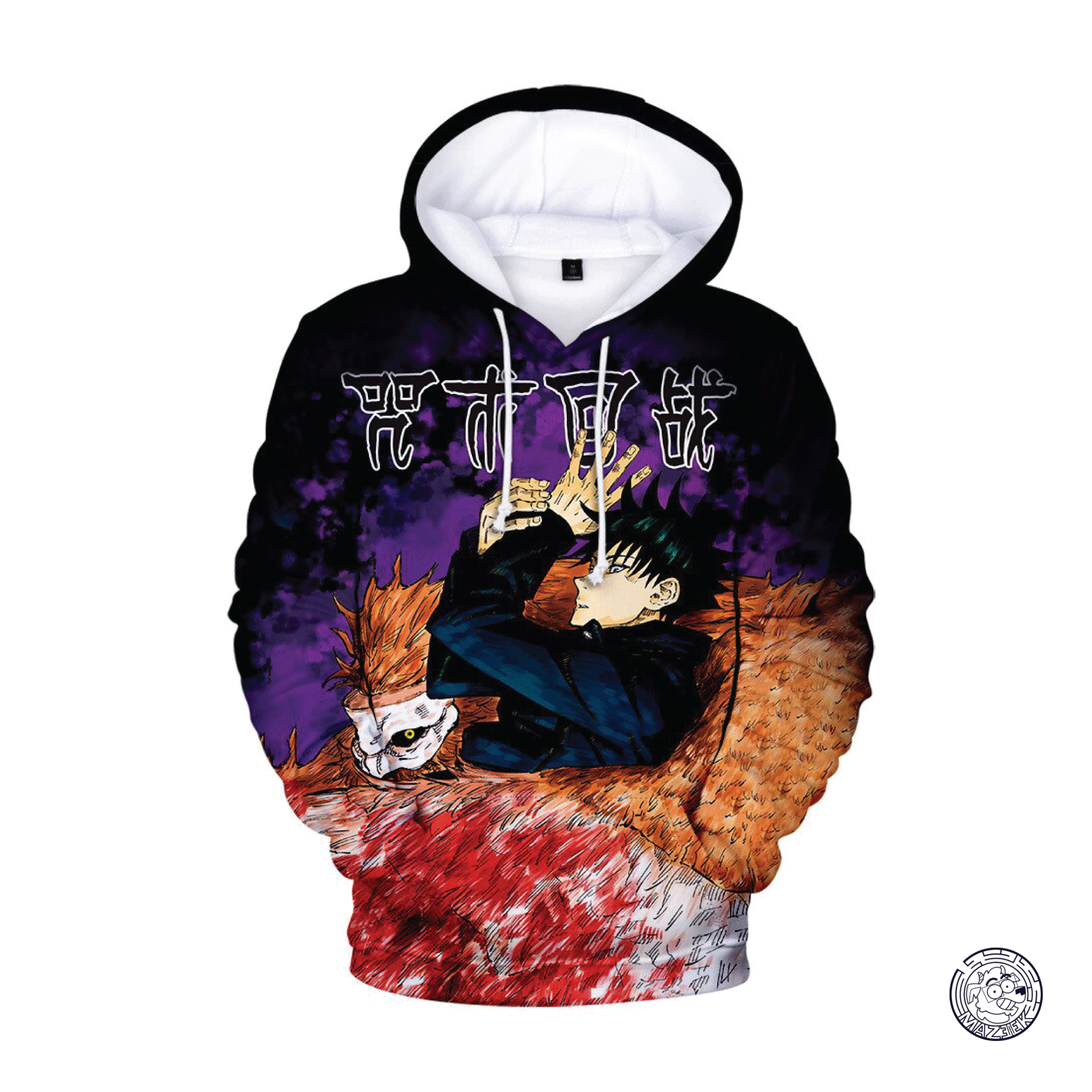 Felpa con Cappuccio! Jujutsu Kaisen: Megumi Fushiguro (autunno / inverno) XL