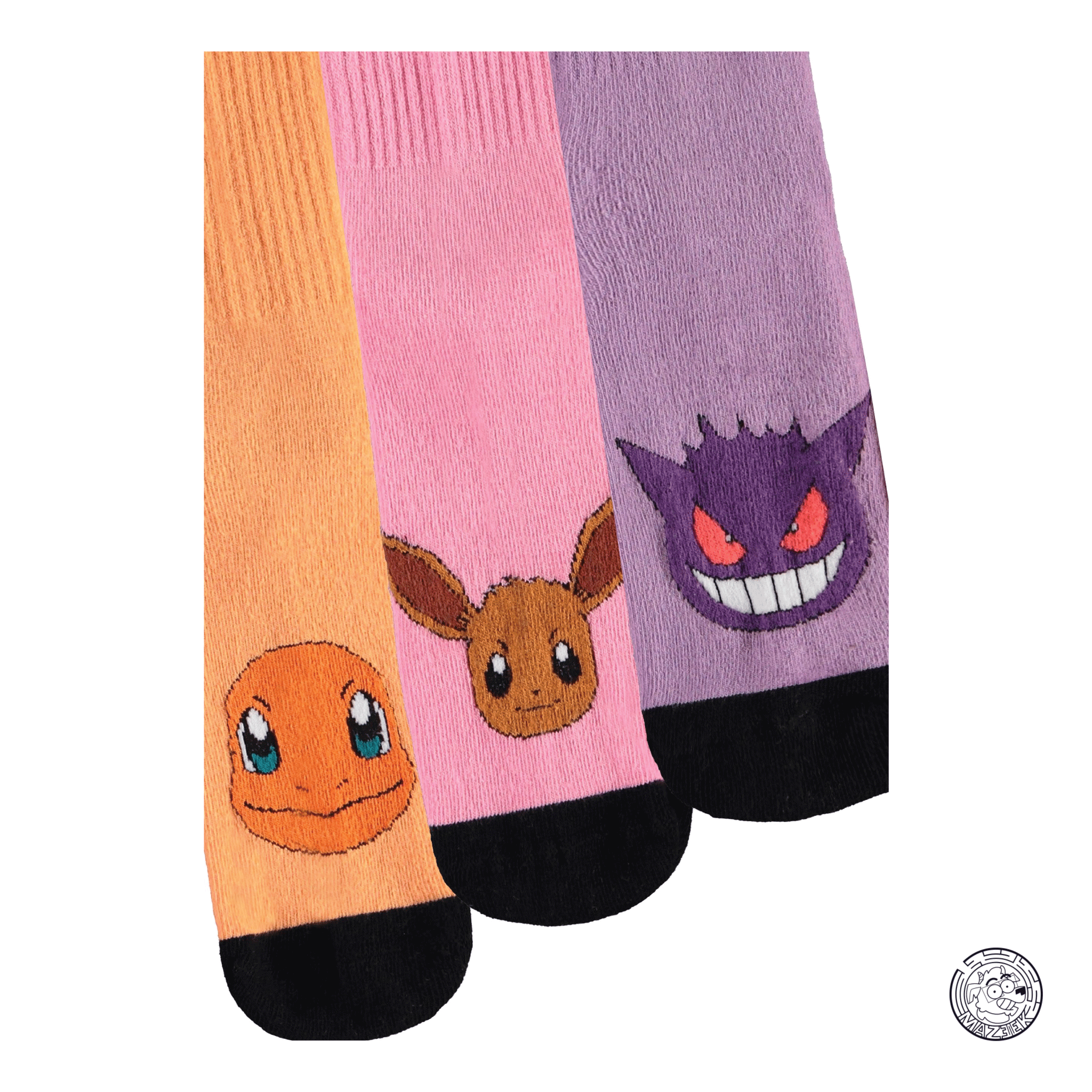 Calze - POKEMON - Trio Color - Pack of 3 pairs of Sport socks (S 3-5)