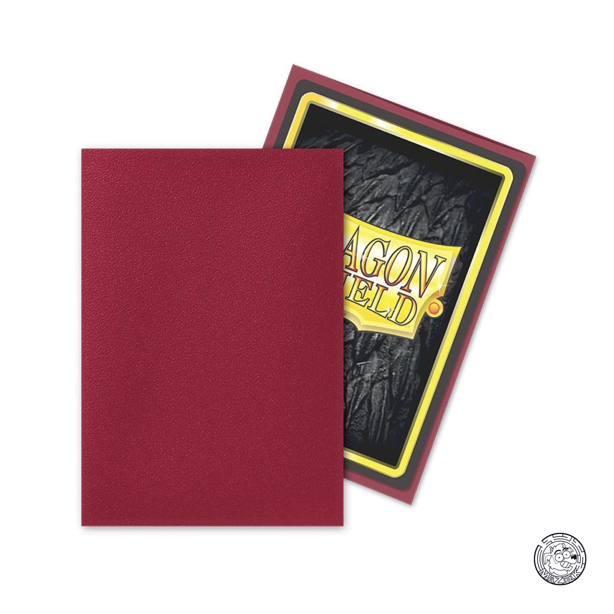 Dragon Shield - 60 Sleeves Matte: Japanese Size 62x89 mm (Blood Red)