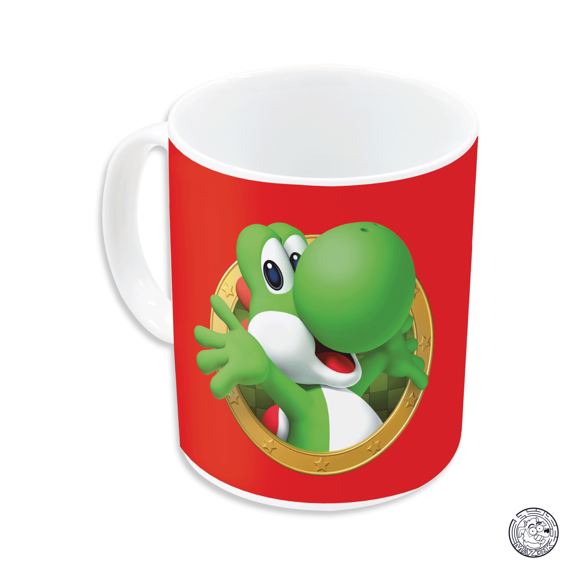 Tazza 3D - SUPER MARIO - Peach & Yoshi - Porcelain Mug 11oz