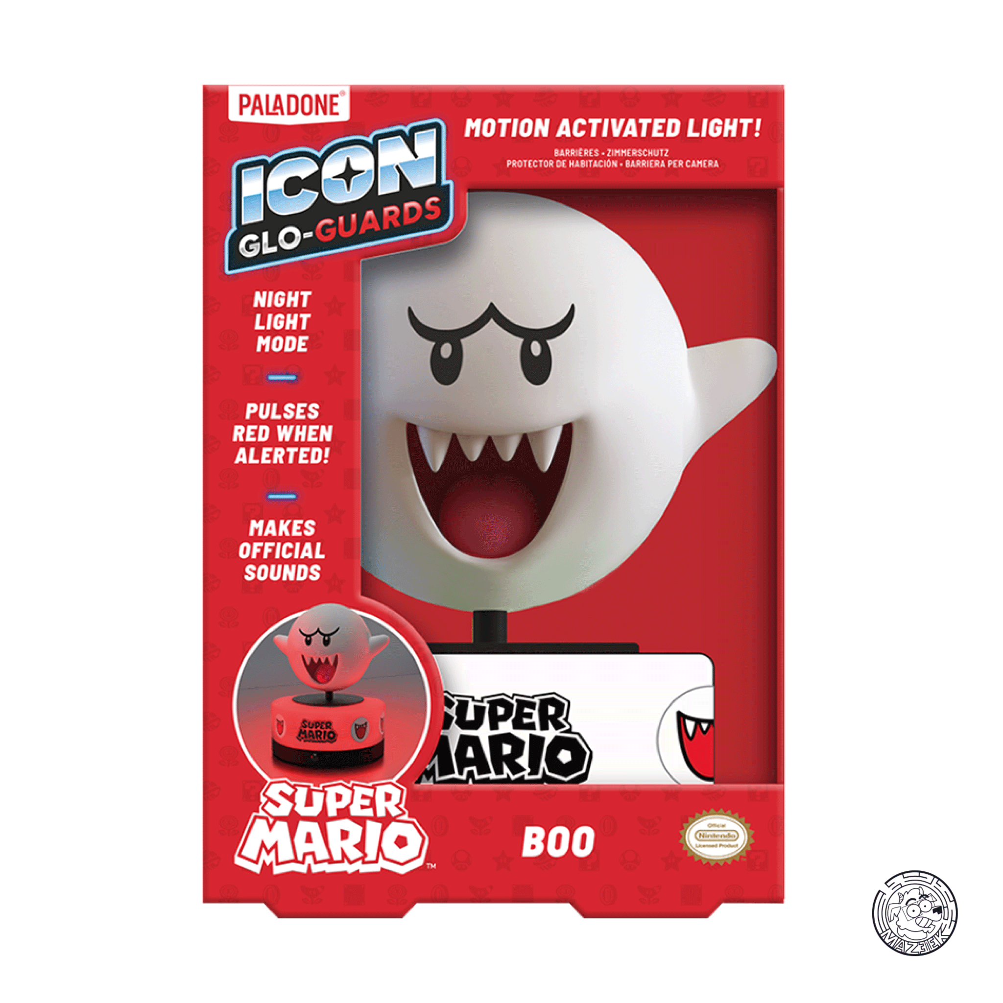 Lampada - SUPER MARIO - Boo - Icon Lamp 4,3inch - 11cm