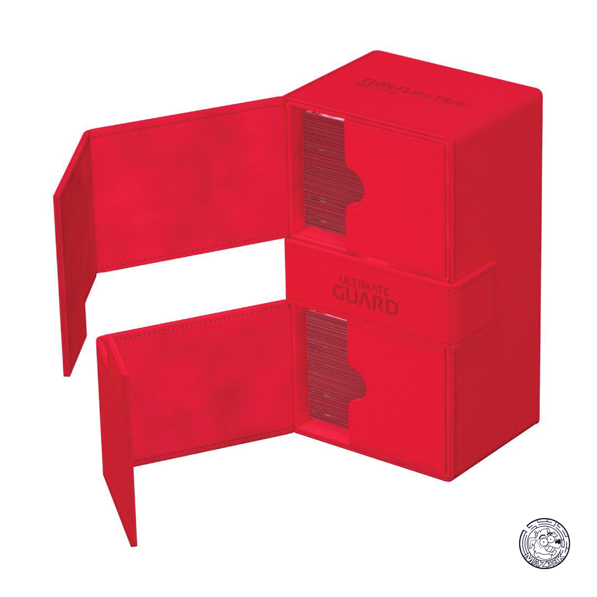 Ultimate Guard - Twin Flip`n`Tray 200+ XenoSkin Monocolor (Red)