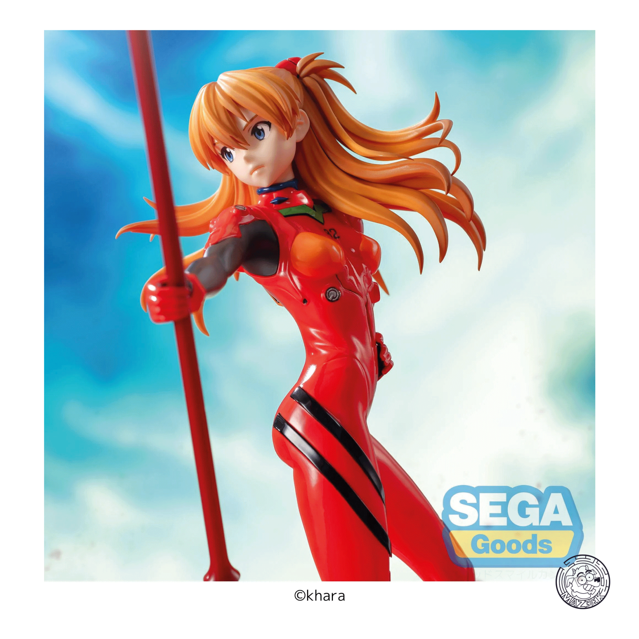 Figure! Neon Genesis Evangelion: Asuka X Spear of Cassius - Figure Luminasta 20cm
