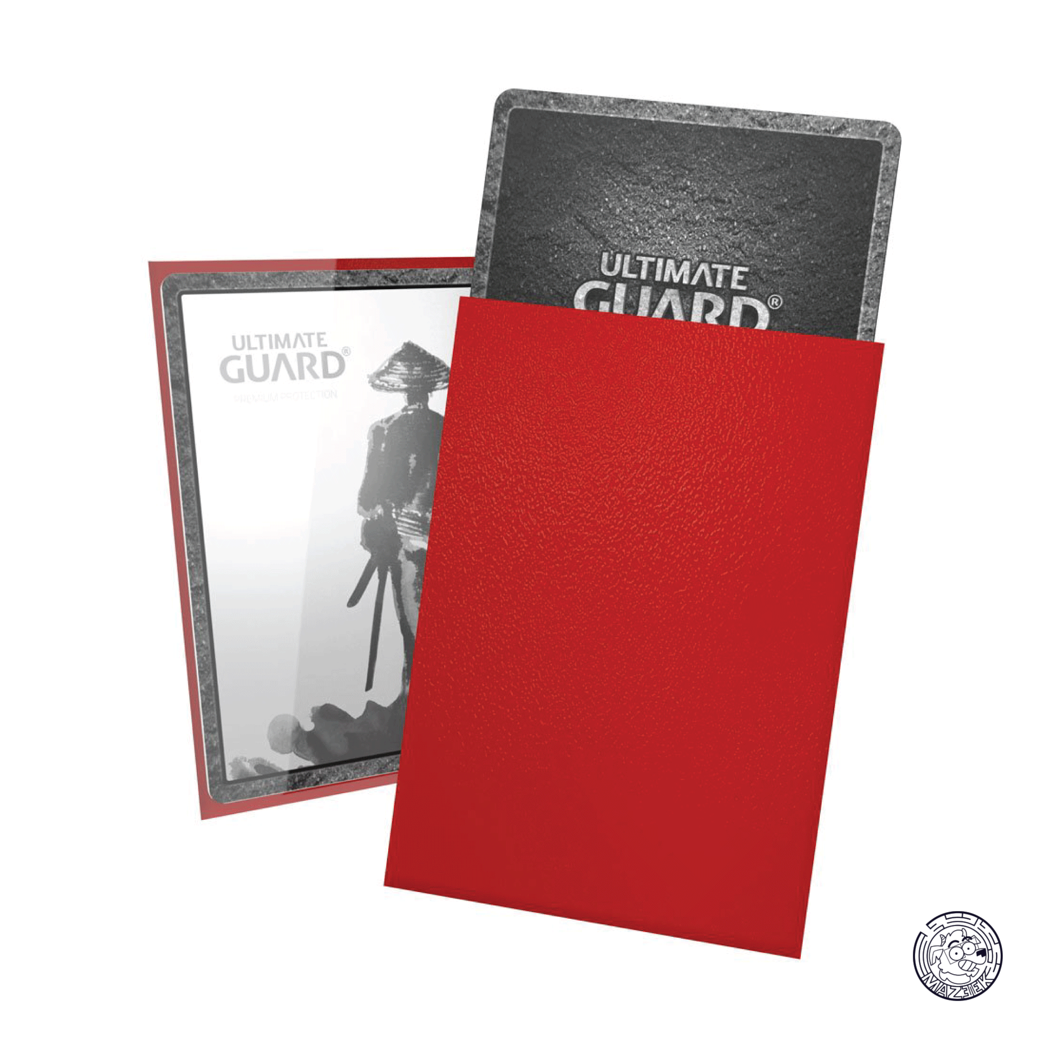 Ultimate Guard - 60 Sleeves Katana: Japanese Size 62x89 mm (Red)