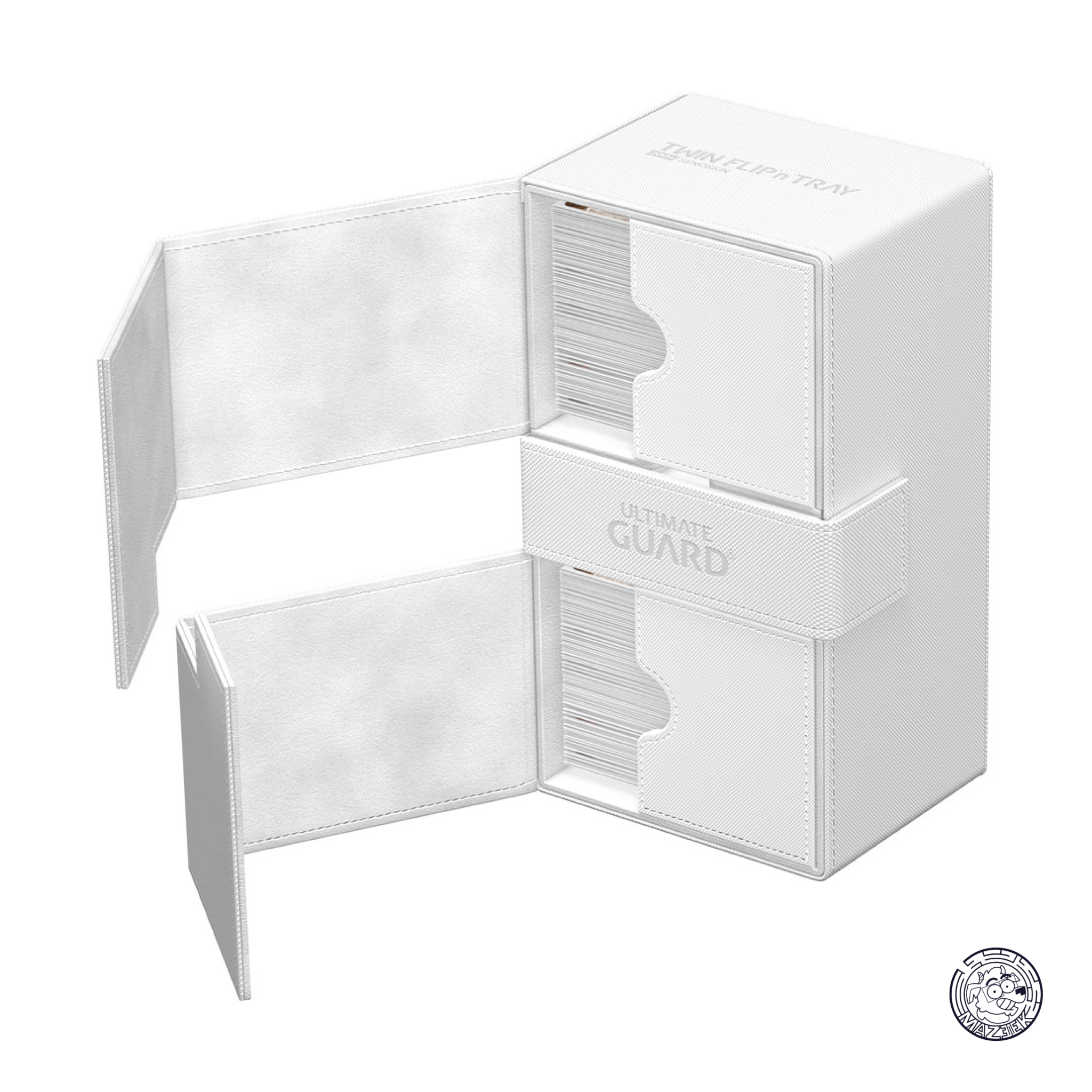 Ultimate Guard - Twin Flip`n`Tray 200+ XenoSkin Monocolor (White)