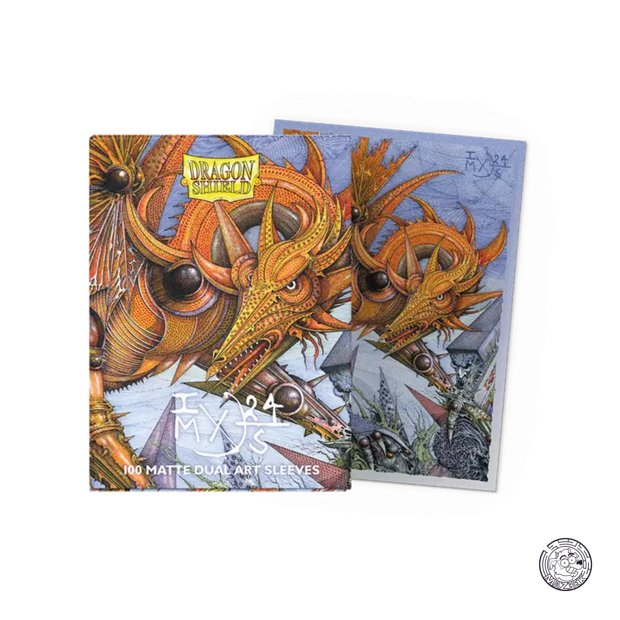 Dragon Shield - 100 Sleeves Matte Dual: Standard Size 66,5x92,5 mm (The Millerax)
