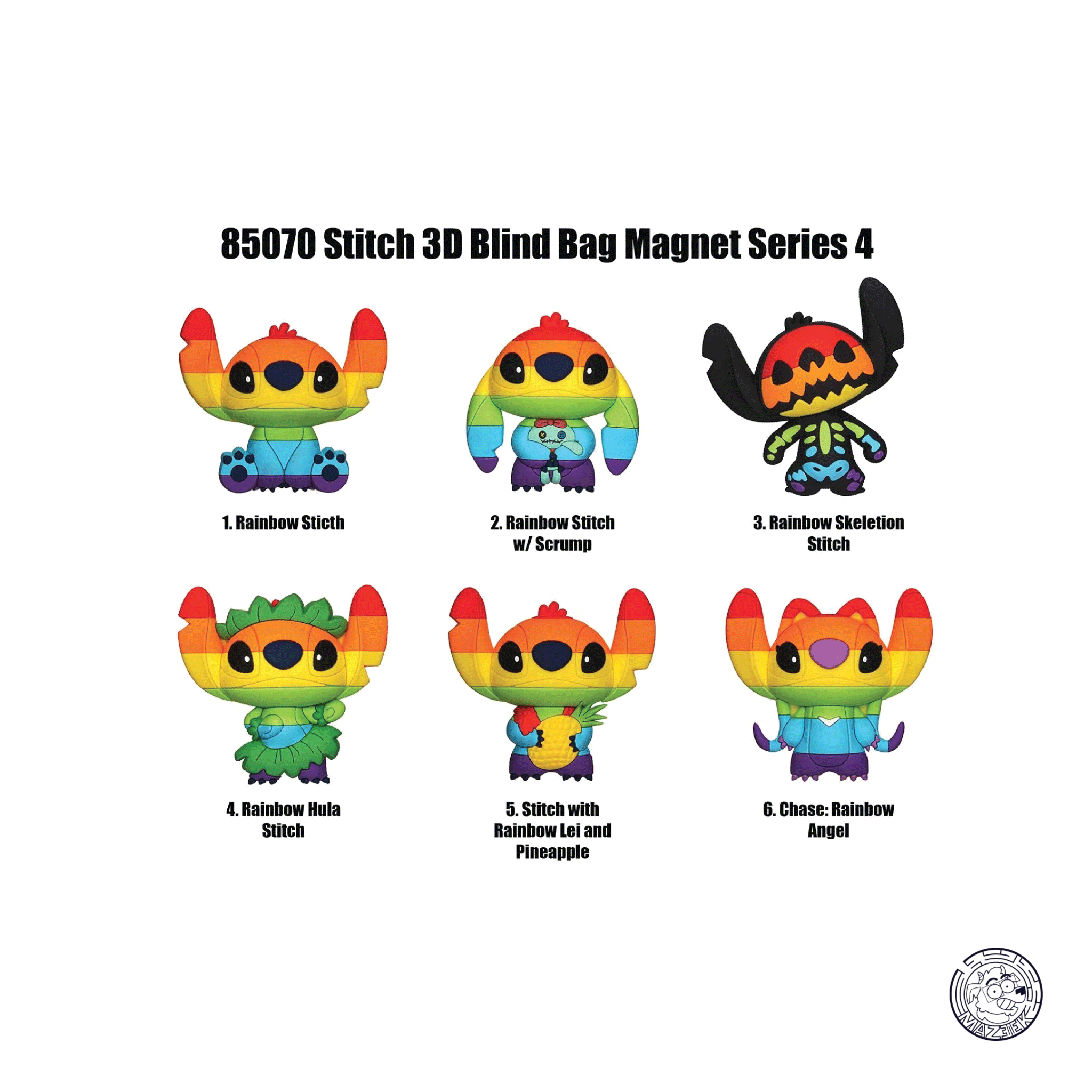 Figure! STITCH - Serie 4 - 3D Foam Magnets in blind bags (random)