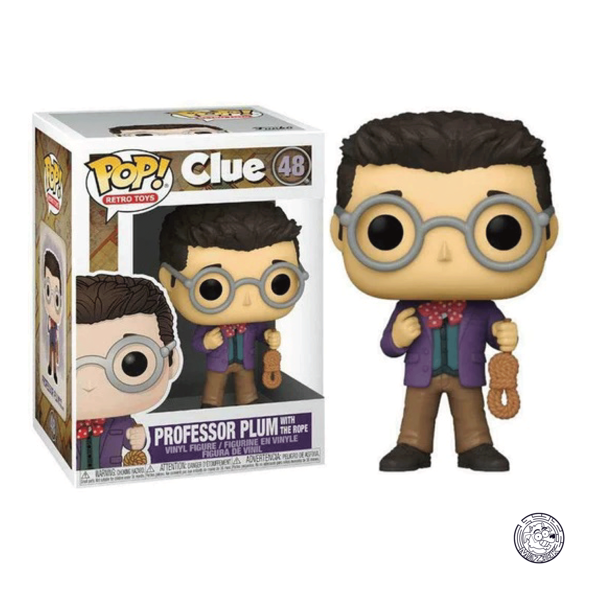 Funko POP! Clue: Professor Plum (with the rope) 48